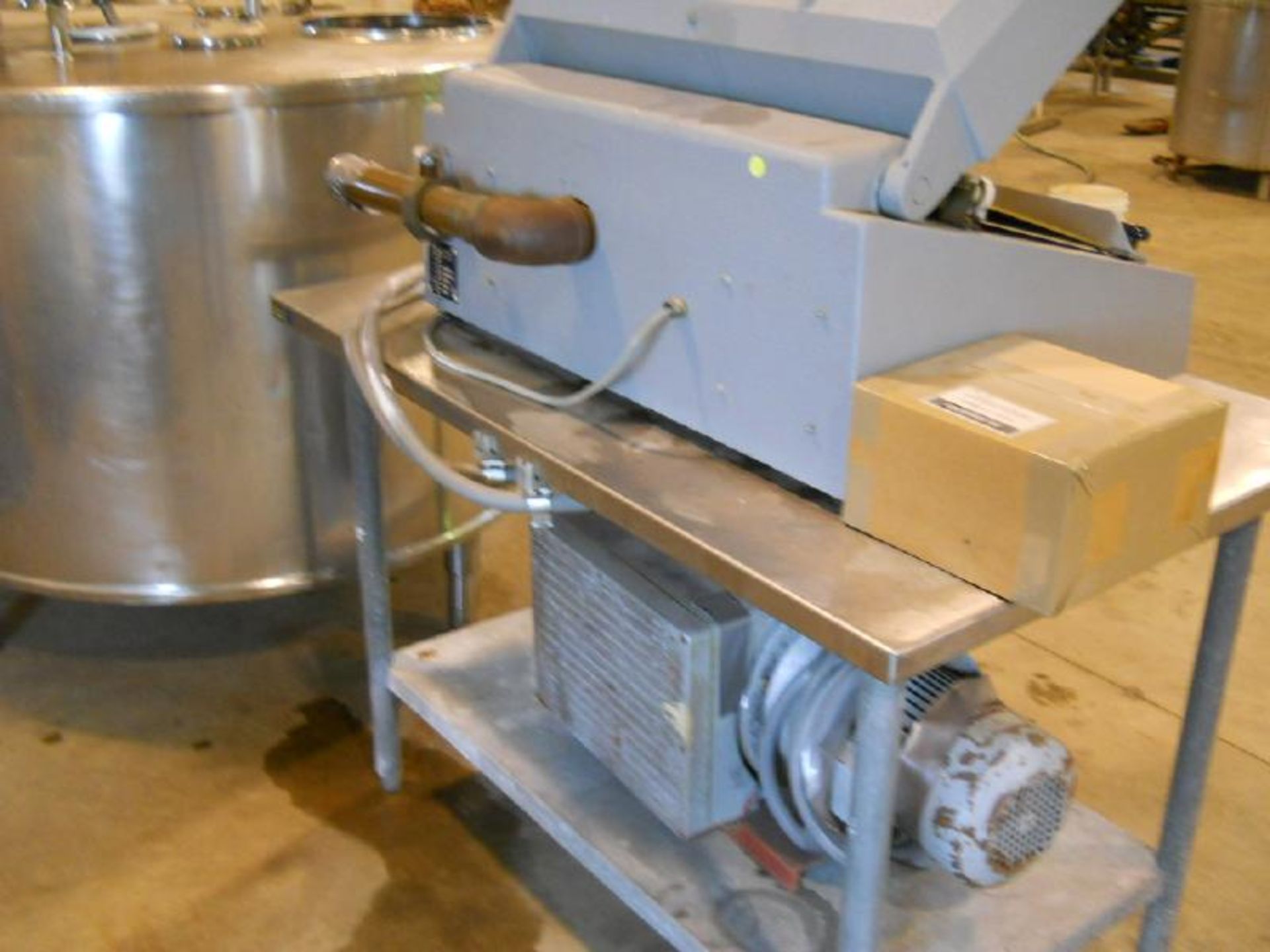 Transvac Single Chamber Sealer, Model Minor, S/N 1769, Mounted on S/S Stand, Complete with 24" - Image 4 of 5