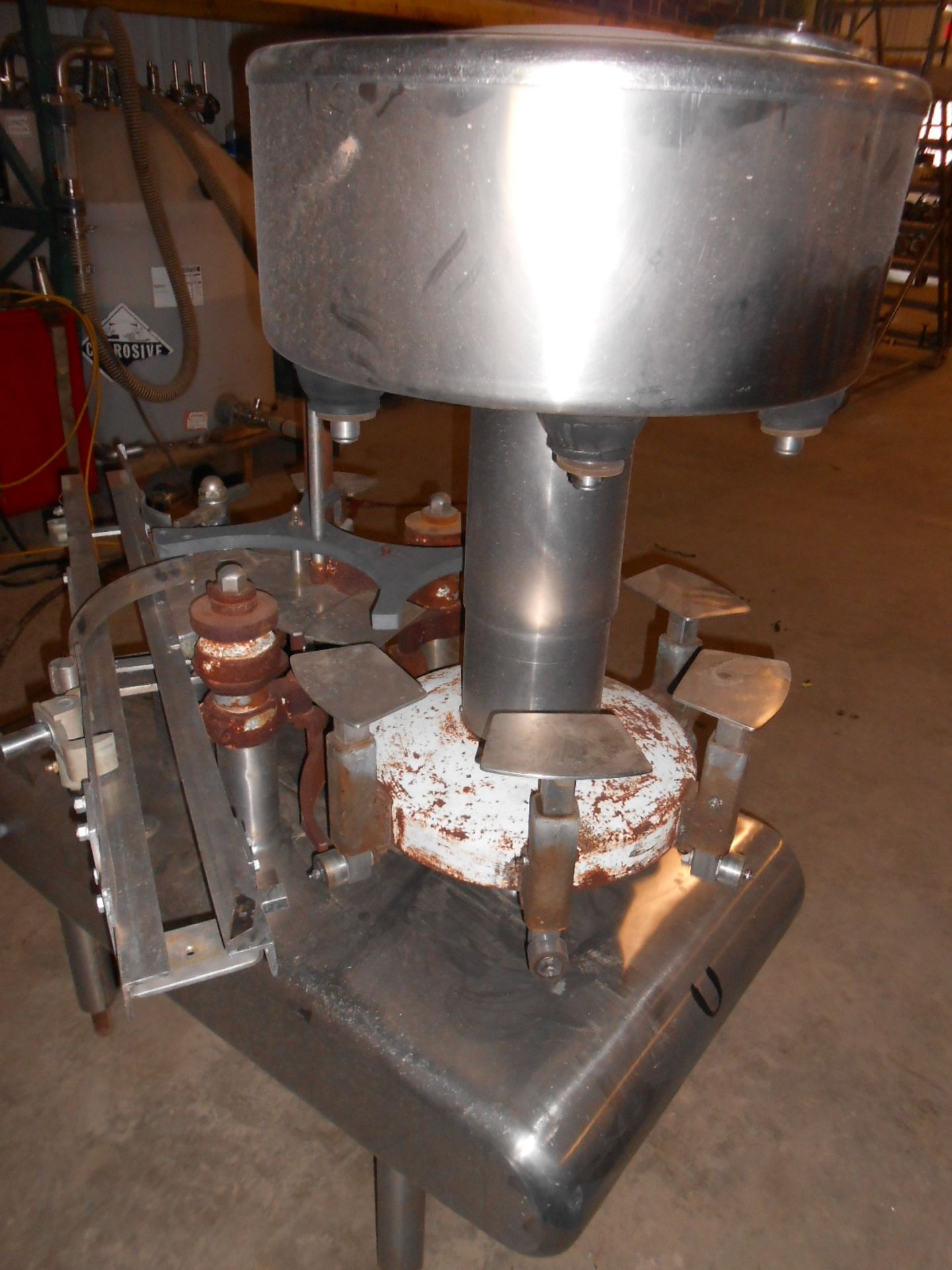 Federal 6 Valve Filler, Missing Motor, Capper, Drive and Chain Incomplete, Recommended For Parts - Image 2 of 4