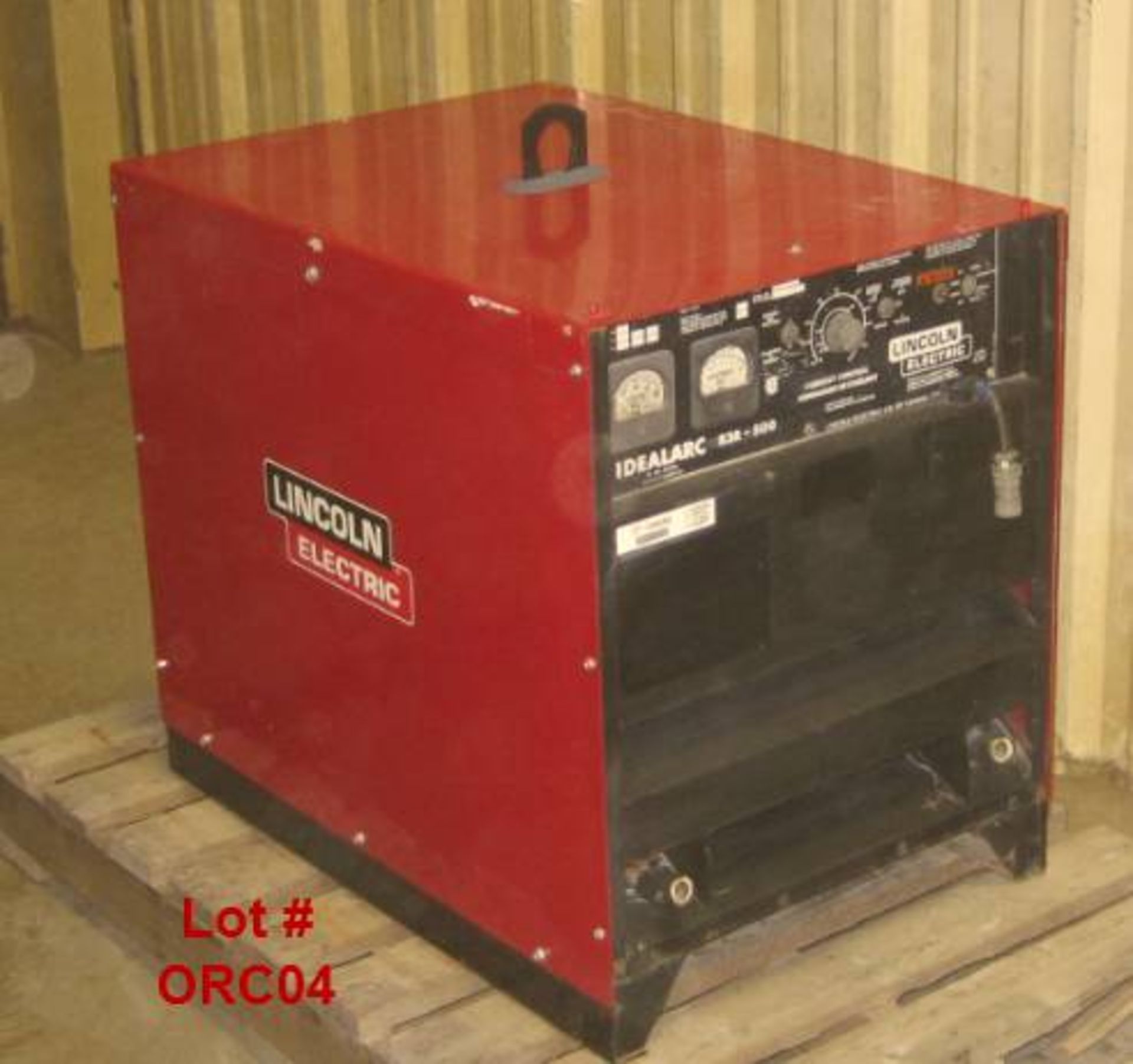 1982 LINCOLN LK1286 E500 electric welder (R3R500)