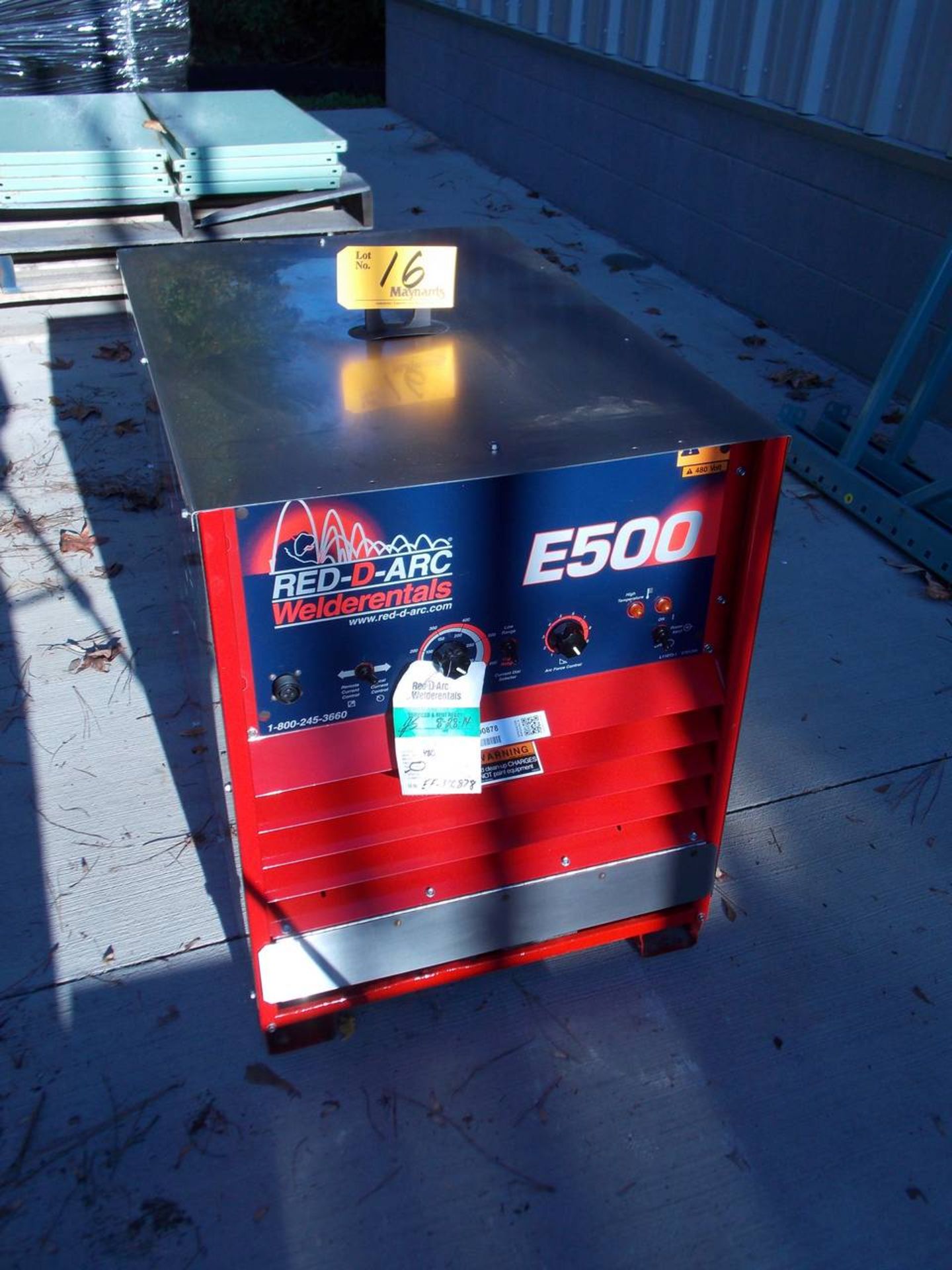 Lincoln Electric RLK1286 E500 electric welder, stainless steel panels (R3R500)