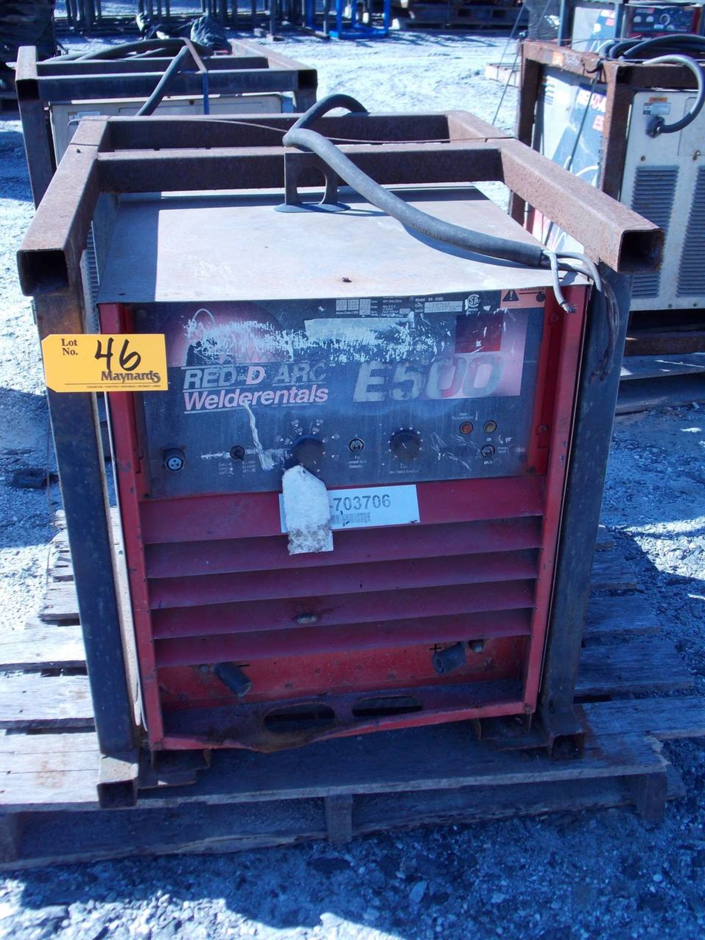 1997 Lincoln Electric LK1286 R3R500 electric welder