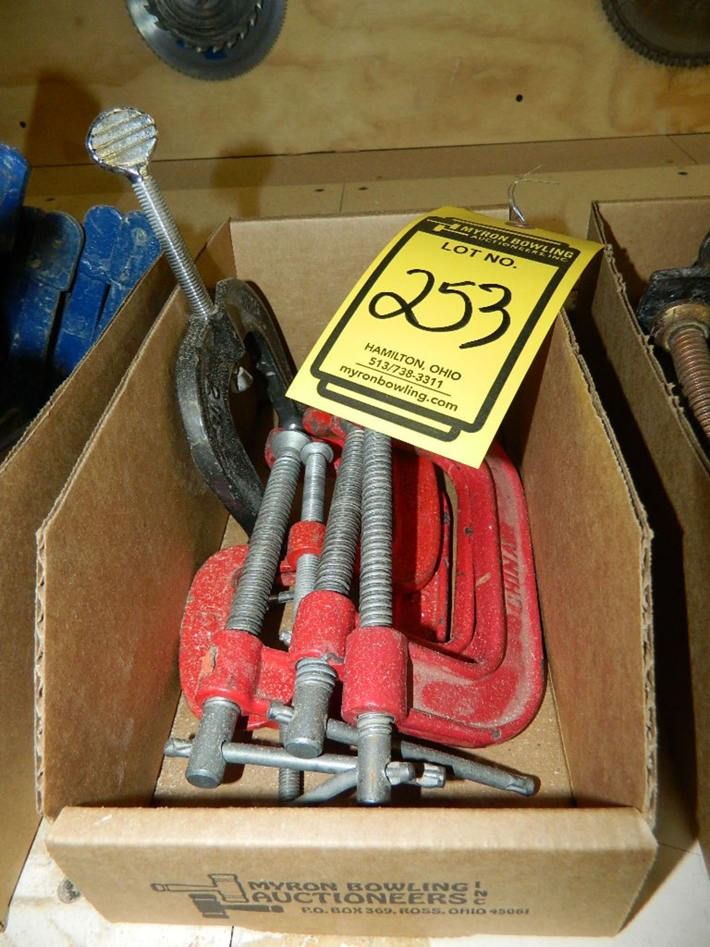 LOT OF C-CLAMPS