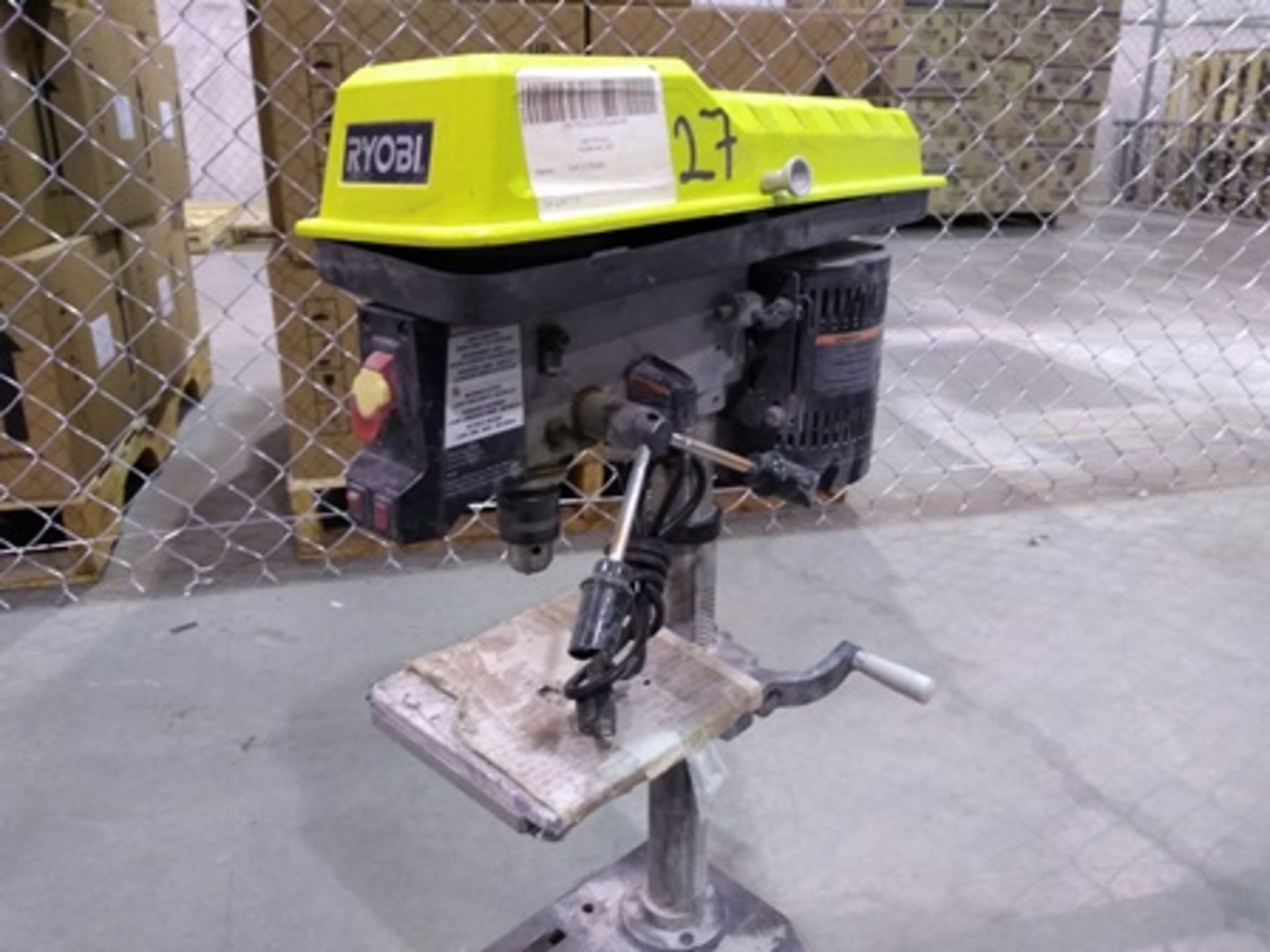 Riobi column drill (chuck and lasser alignment system included), 1/2 hp engine. - Image 3 of 14