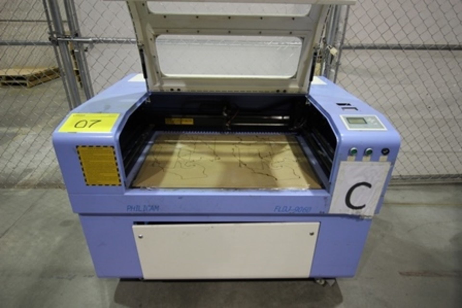 Phillican CO2 laser engraver and cutting machine, model 6090.