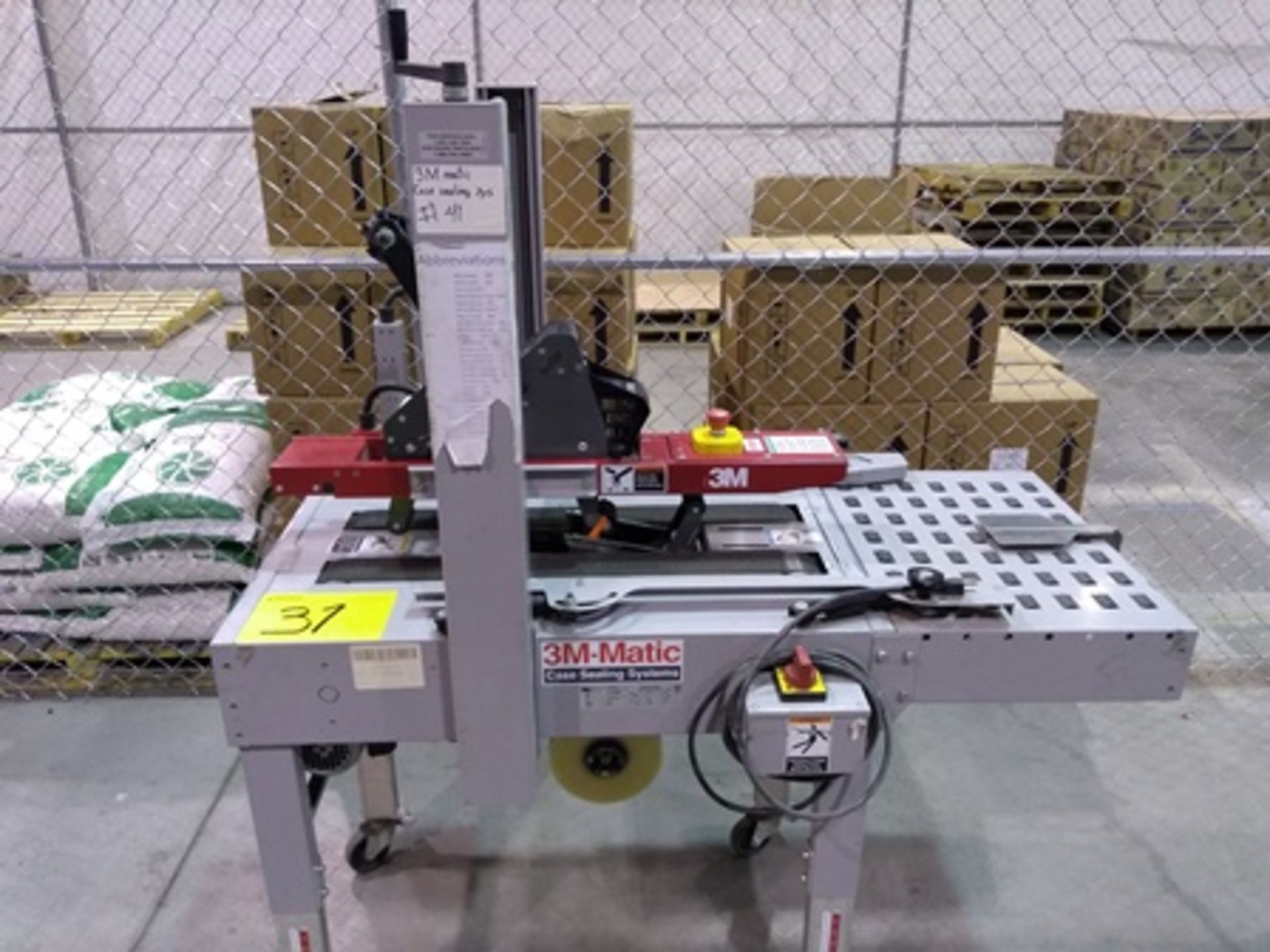 3M-Matic Case Sealing Systems, carton sealing machine mod. A20, serial number 51285, year 2015 …