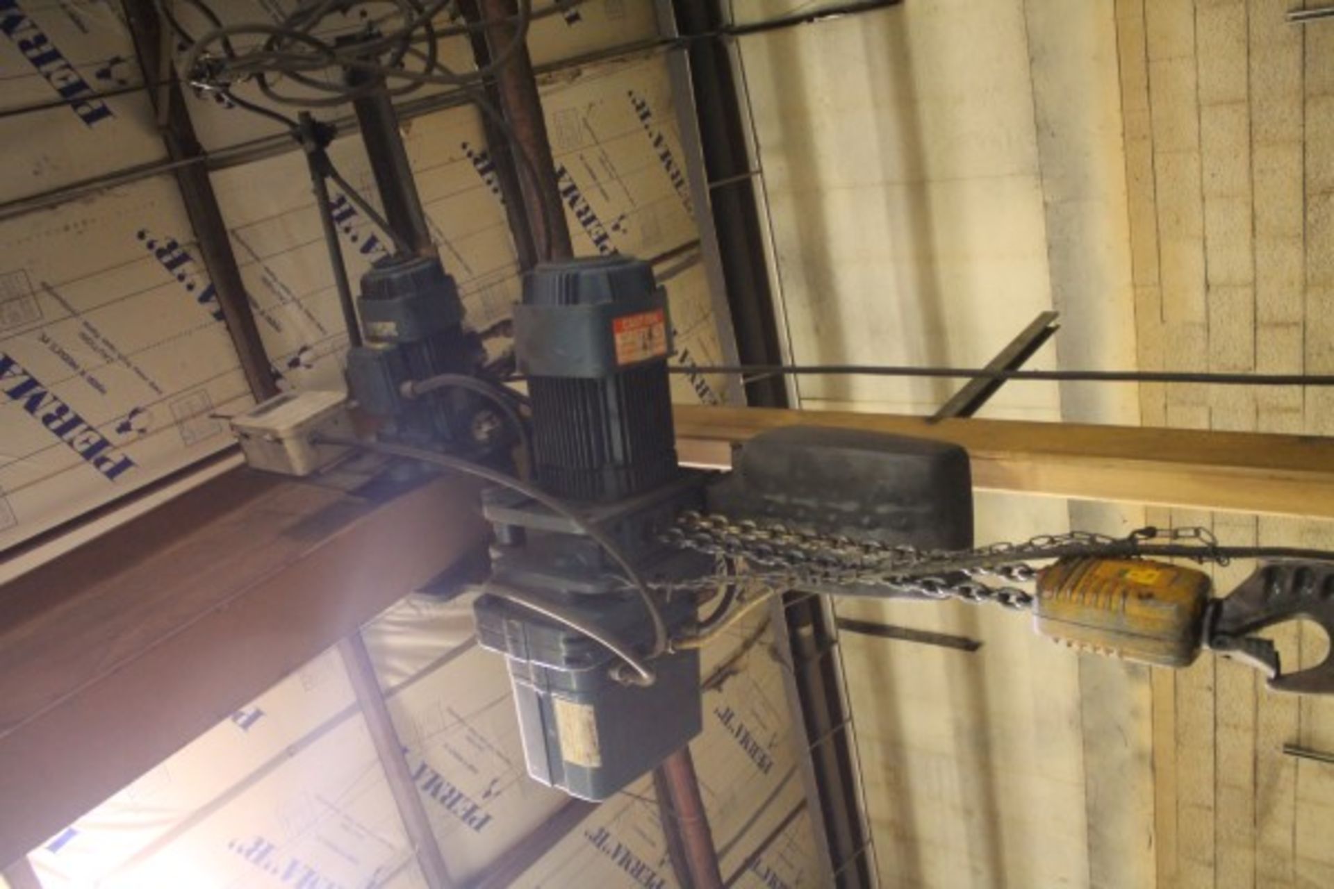 Spanco 5 Ton 30' Portable Gantry Crane, W/ Demag 3 Ton Electric Chain Hoist & Power Trolley, Pendant - Image 3 of 4