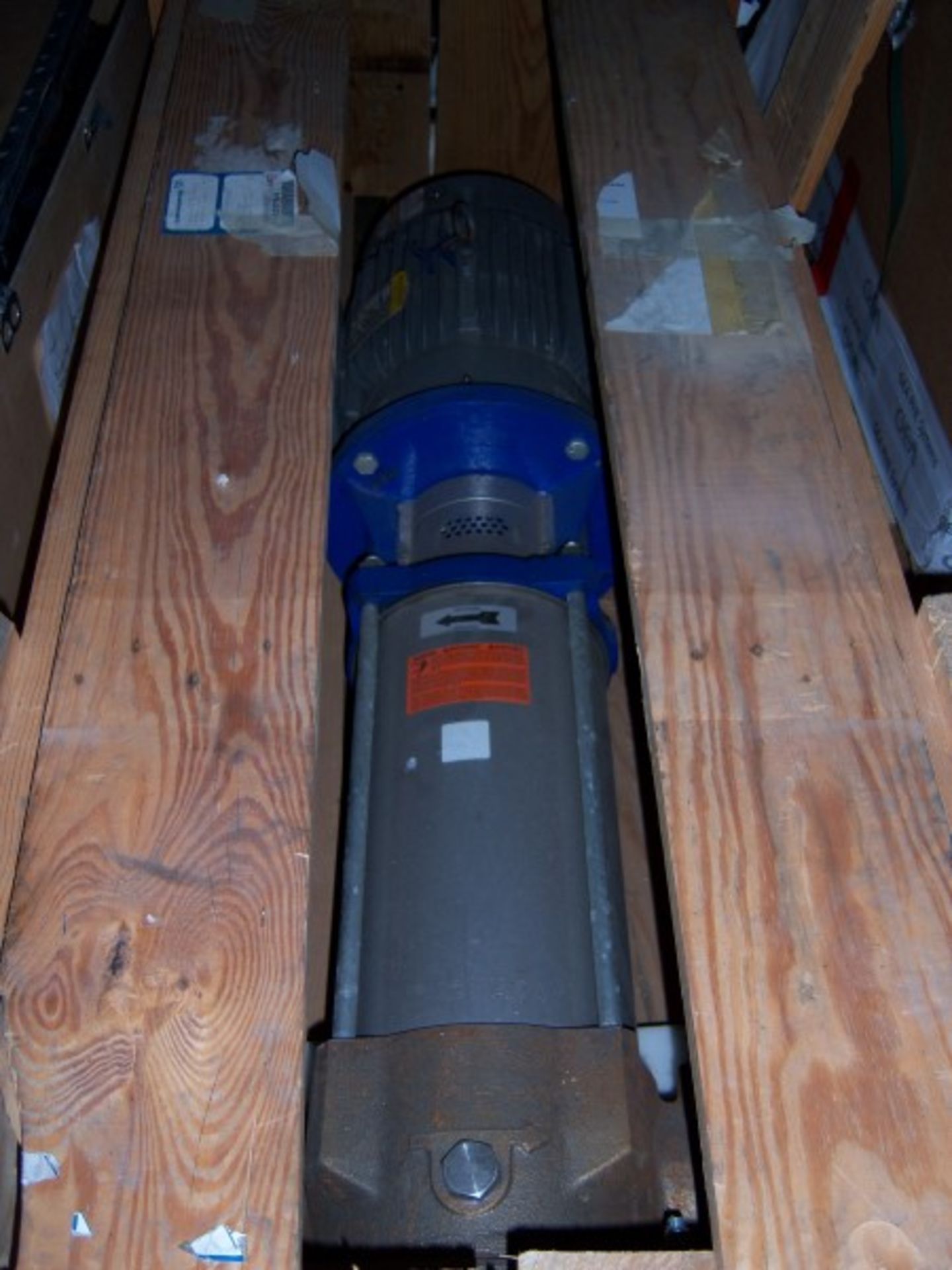 Lot 8: Vertical Pump with 15HP Baldor Motor – Located in Eau Claire, WI – Uninstalled and Located in