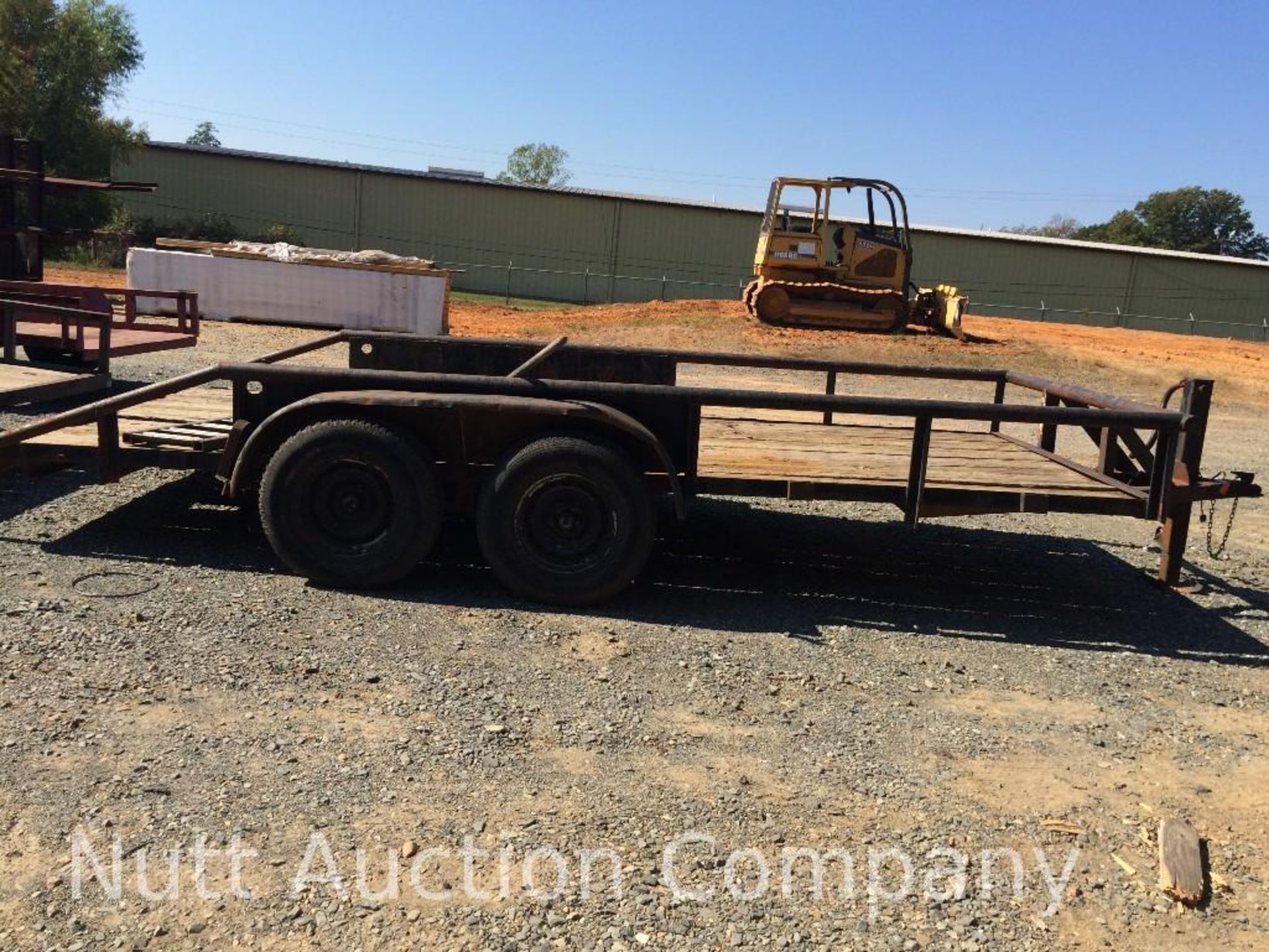 16' Tandem Axle Bumper Pull Utility Trailer Bill of Sale Only - Image 2 of 5