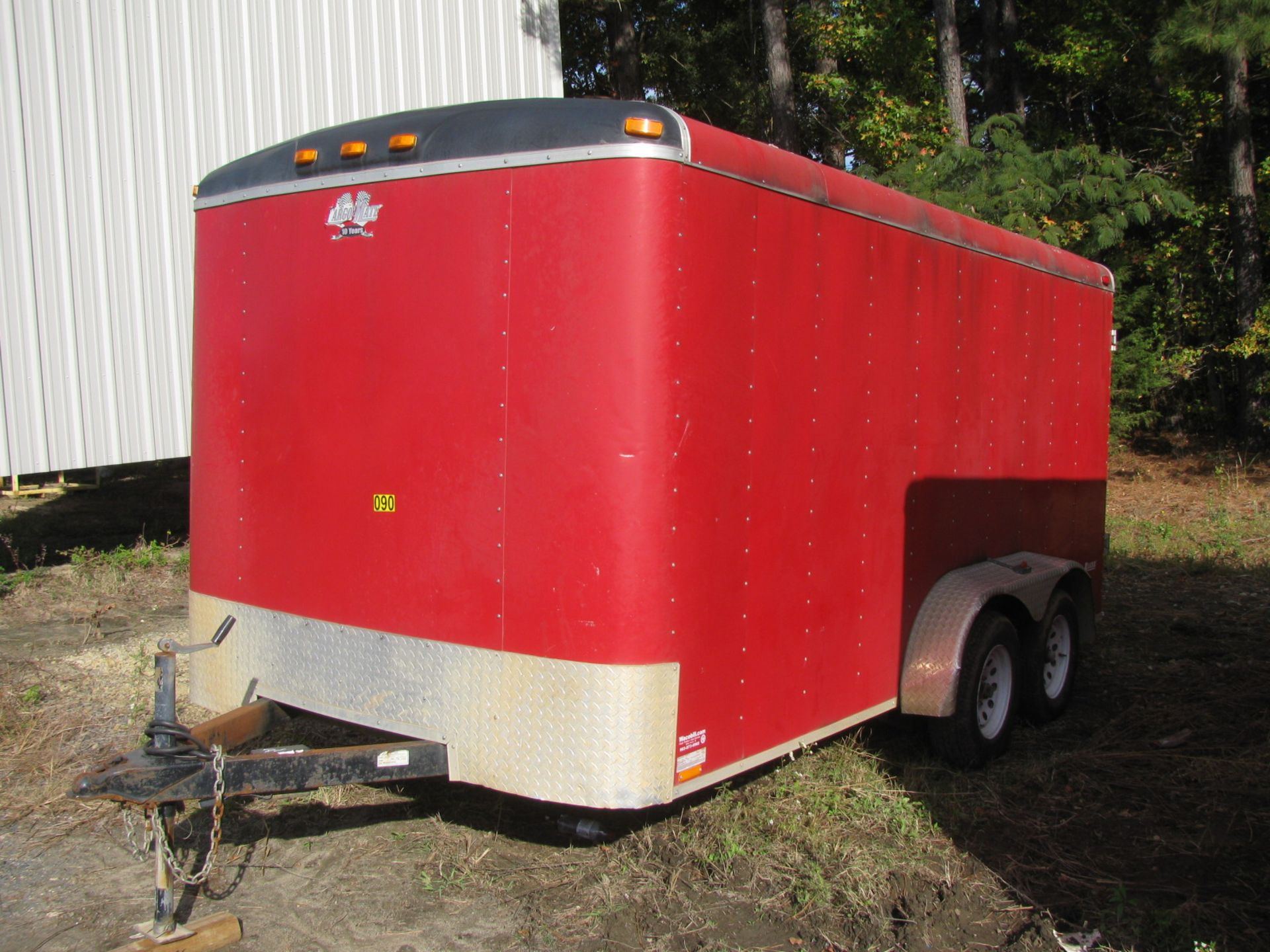 2007 Cargo Mate 16' Enclosed Trailer Vin# 5NHUBLY248Y057434, Mfg Forest River Inc - Image 2 of 5