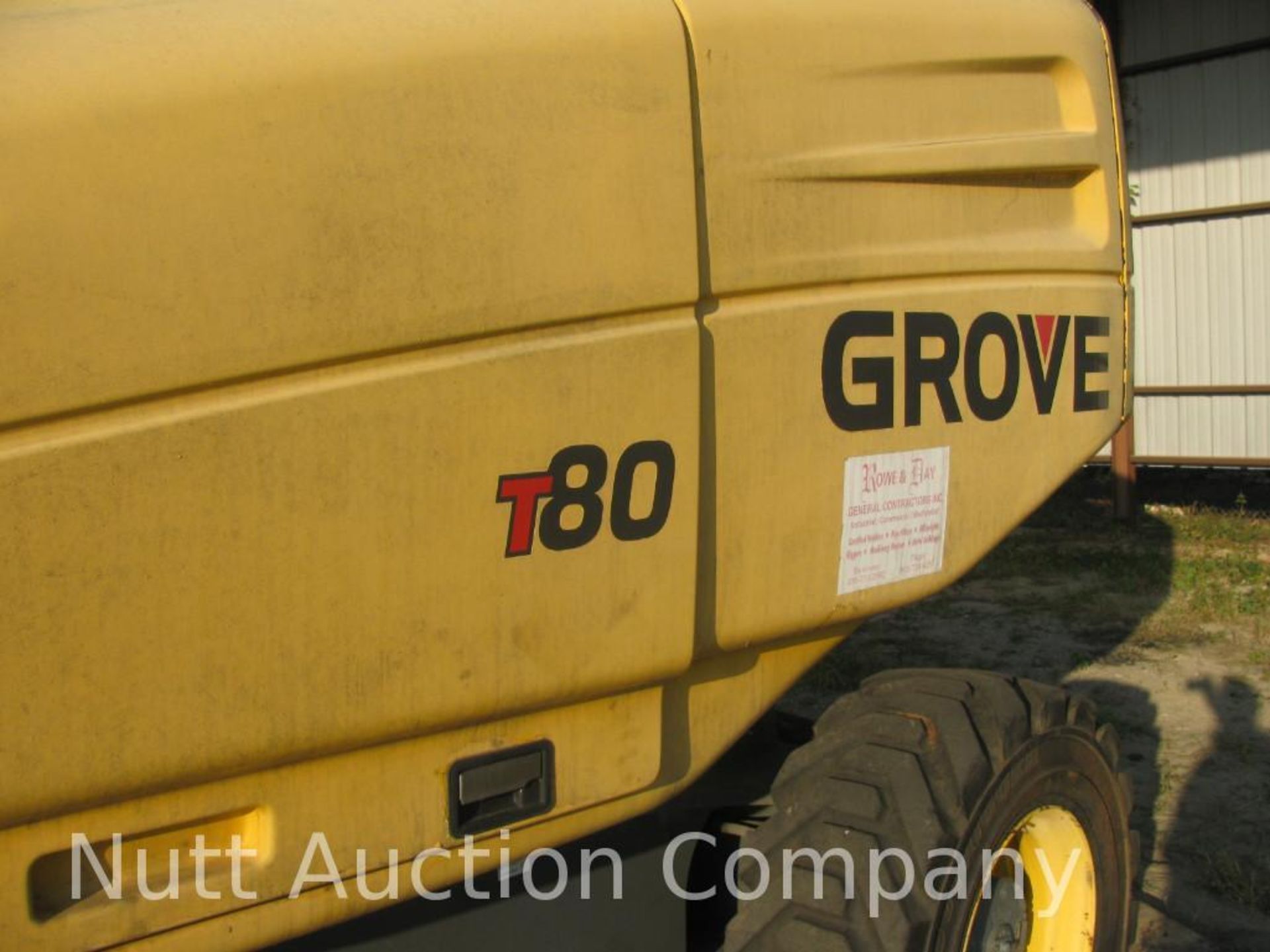 2001 Grove T80 4X4 Manlift Serial: 256667, Engine: Cummins B3.3 Diesel, Capacity: 80 Ft, Hours:1043 - Image 3 of 20