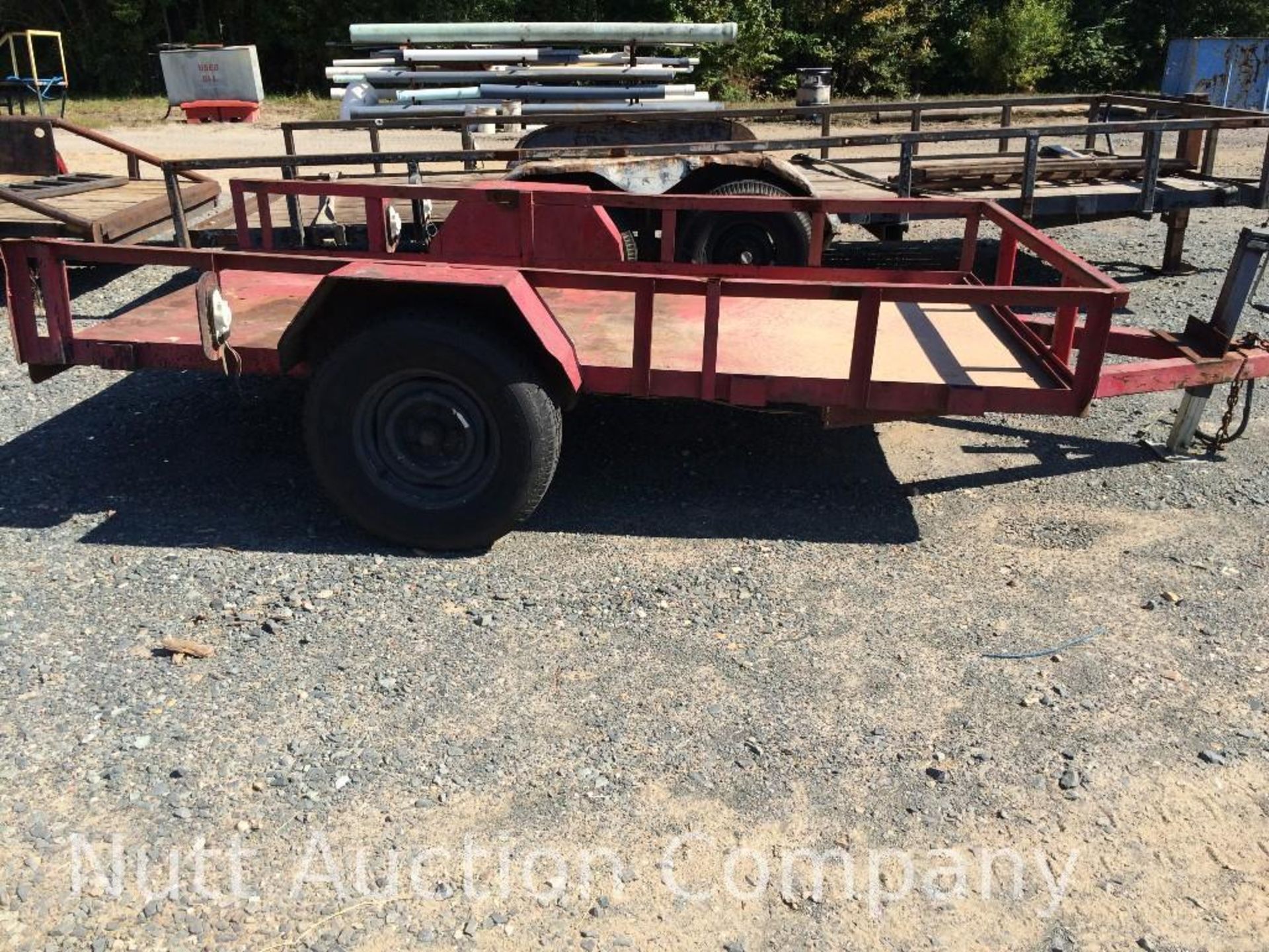 5' X 10' Single Axle Trailer W/Metal Floor Bill of Sale Only