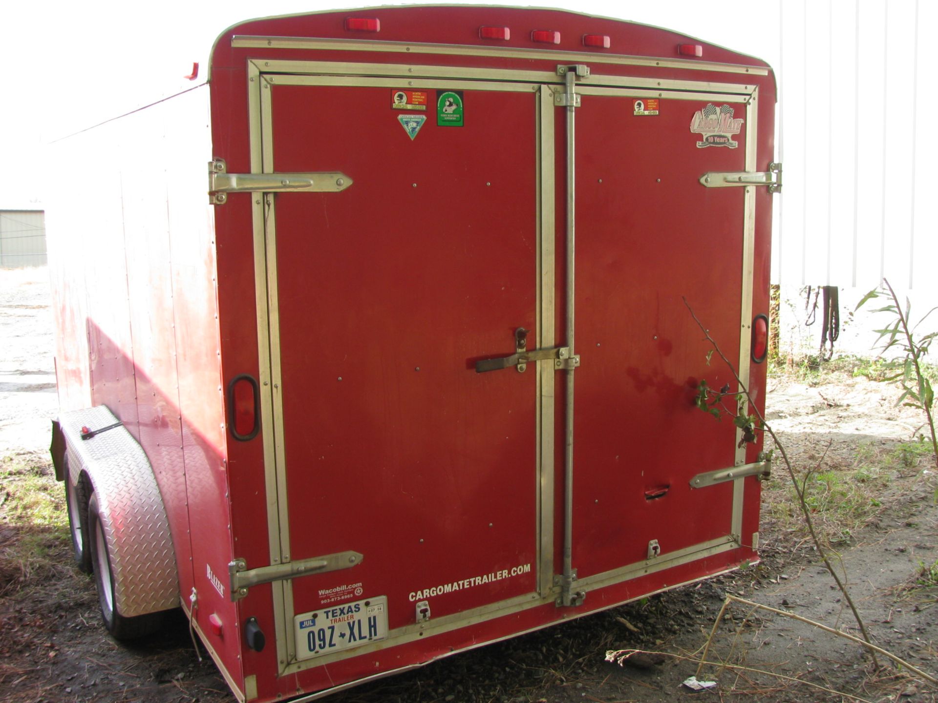 2007 Cargo Mate 16' Enclosed Trailer Vin# 5NHUBLY248Y057434, Mfg Forest River Inc - Image 3 of 5