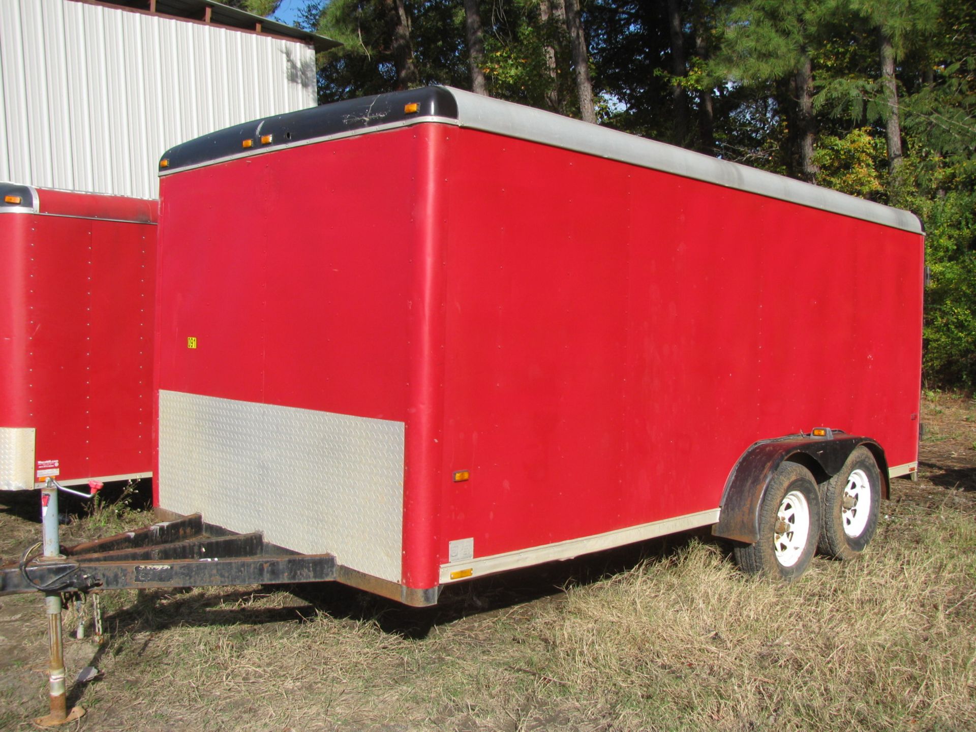 Wells Cargo 16' Enclosed Trailer (No Title) Vin # C200G21X202724 - Image 2 of 5