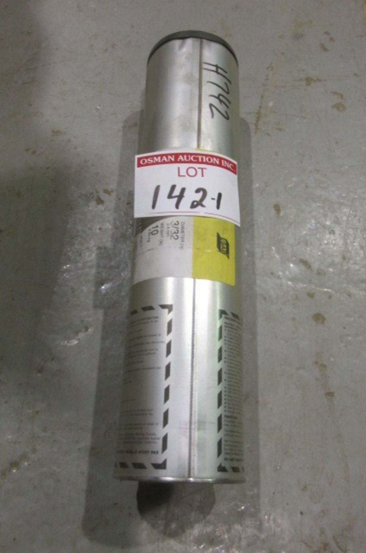 CAN OF ESAB 3/32" WELDING ROD