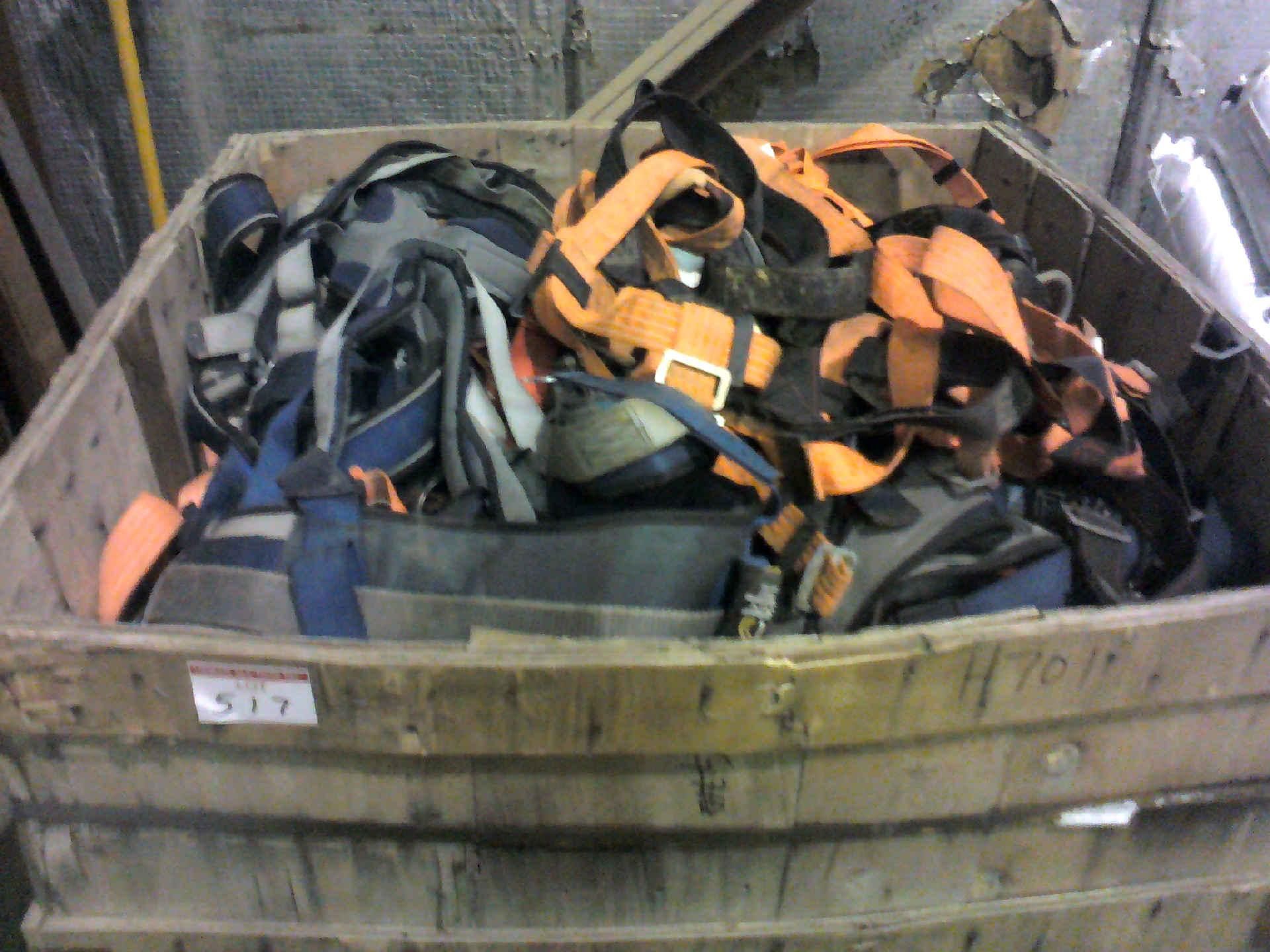 CRATE OF ASSORTED HARNESSES