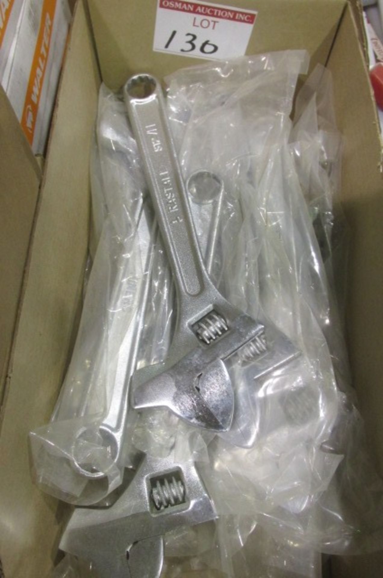 BOX OF 15 UNUSED 12" MINERS' WRENCHES