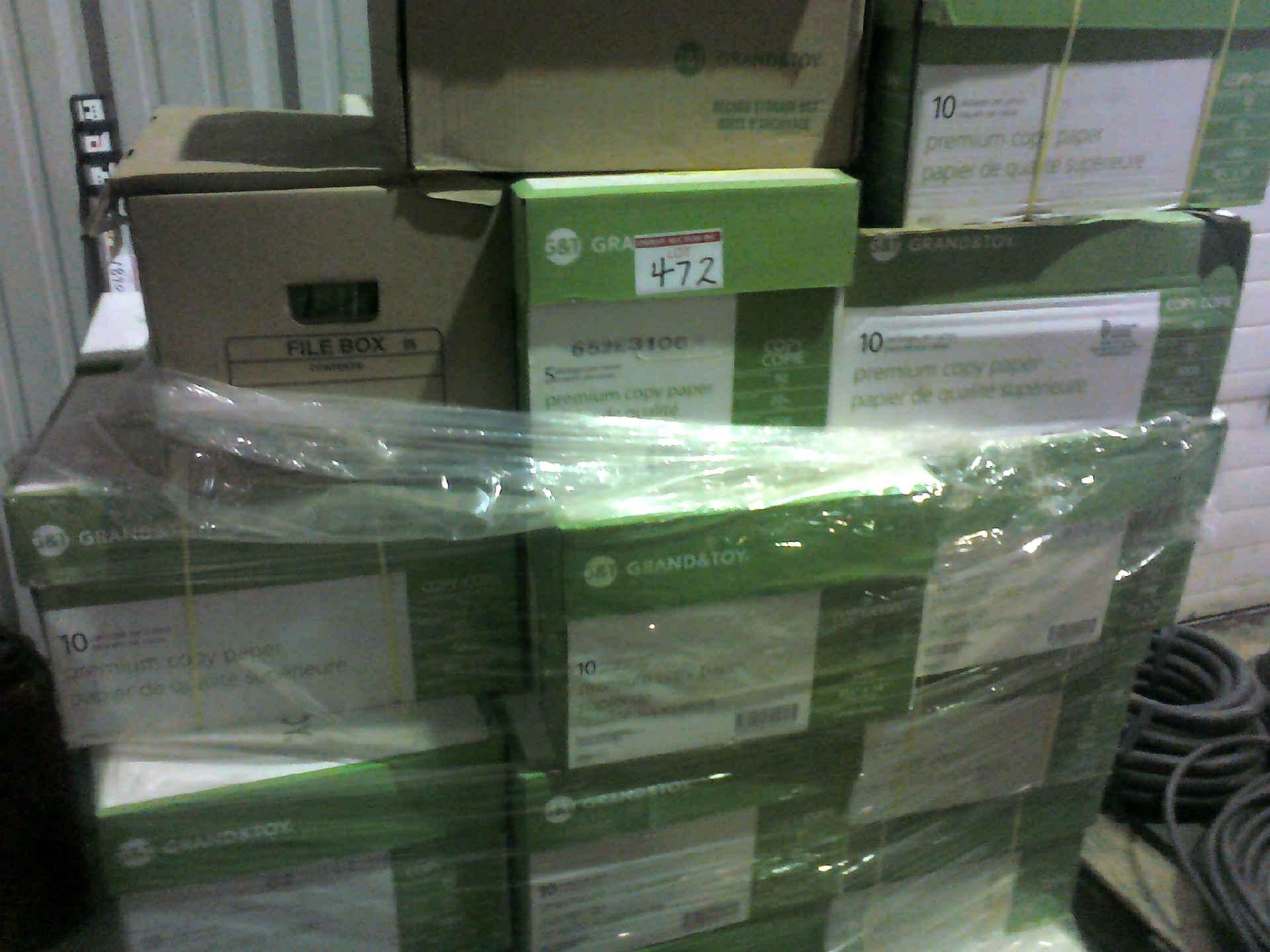 PALLET OF COPY PAPER