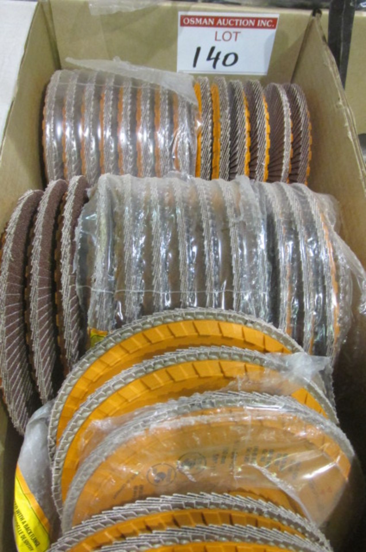 BOX OF WALTER 5" AND 6" FLAP DISCS
