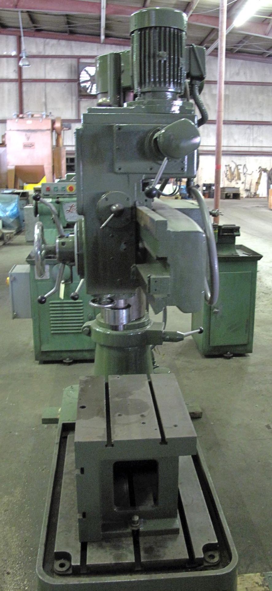 RADIAL DRILL, OOYA 3' X 9", Mdl. YMR-915, drills to center of 72"circle, 9"dia. column, 23.39"arm - Image 5 of 7