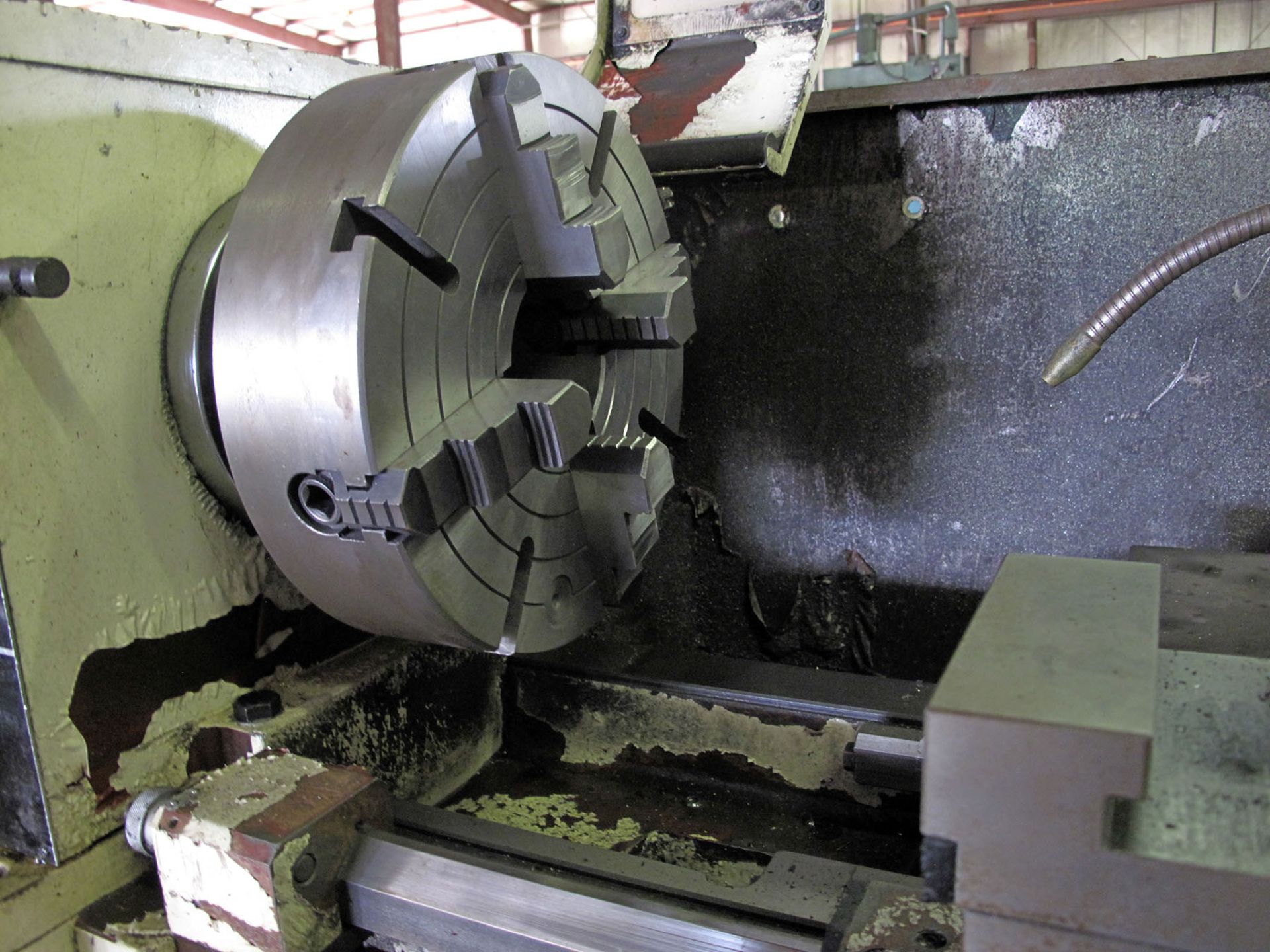 ENGINE LATHE, JET 18" X 40", Mdl. GH-1840ZX, 11" over crosslide, 3-1/8" spdl. hole, D-1-8 spdl. - Image 4 of 7