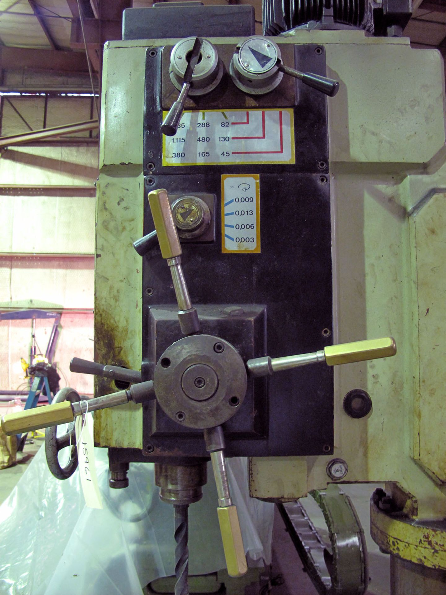 SINGLE SPINDLE DRILL PRESS, SUMMIT MDL. 3XHD, 2.125" drilling cap., 7.875" dia. column, 16.5" column - Image 5 of 6