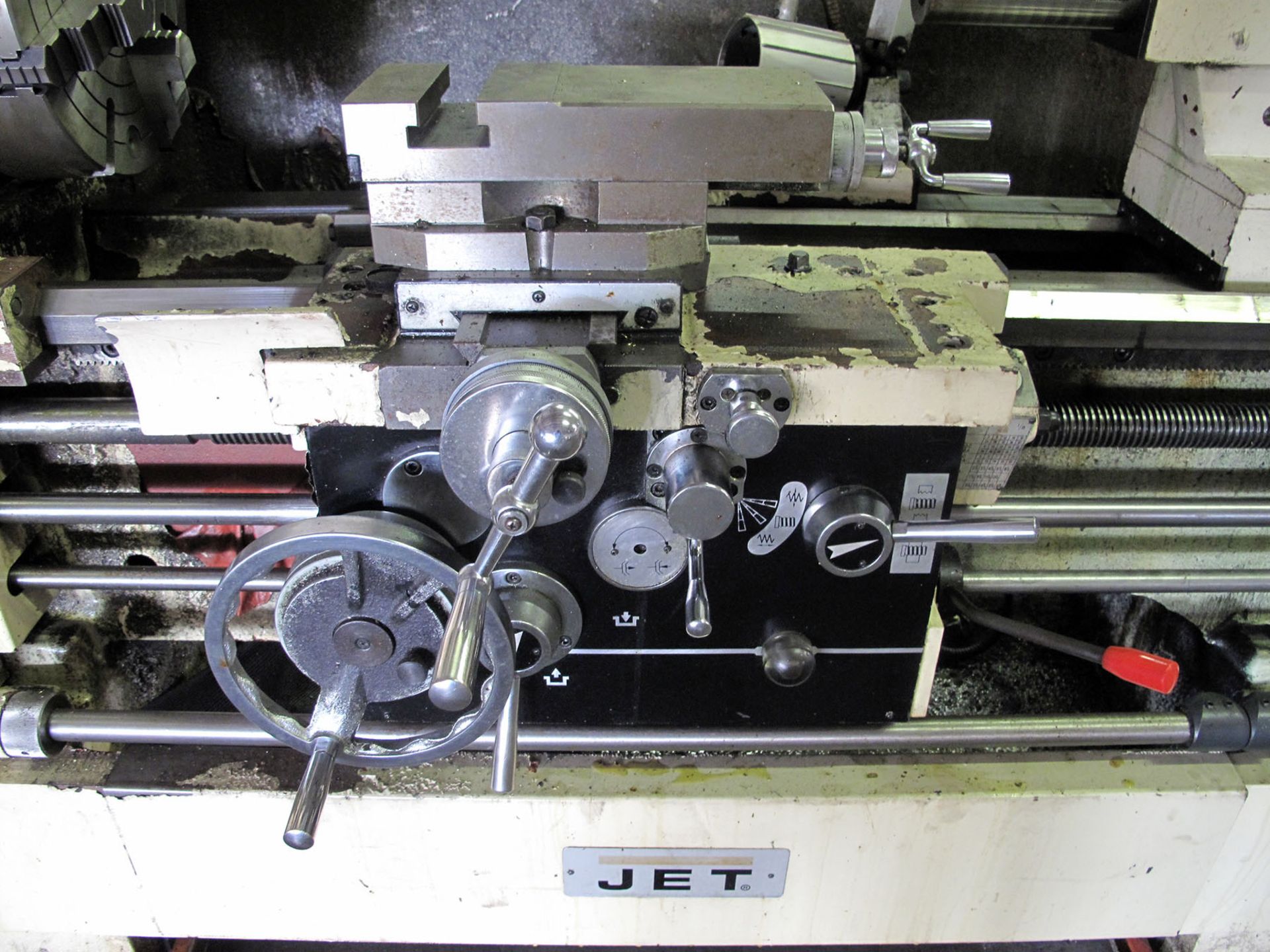 ENGINE LATHE, JET 18" X 40", Mdl. GH-1840ZX, 11" over crosslide, 3-1/8" spdl. hole, D-1-8 spdl. - Image 5 of 7