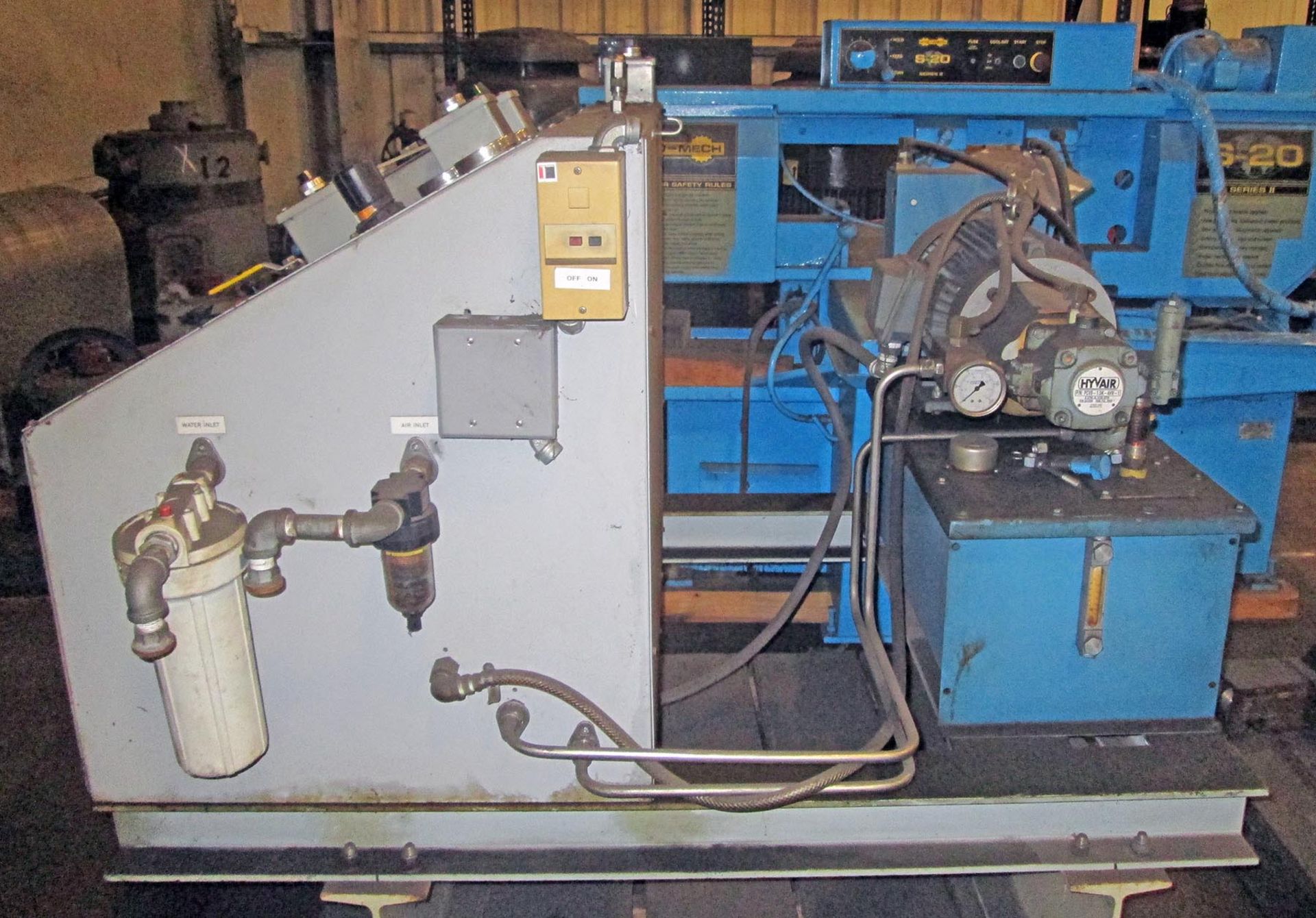 ROLL FRAME PRESS, DUNN'S HYDROTESTER MDL. RF117, S/N N.A. - Image 5 of 5