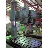 RADIAL DRILL, AMERICAN HOLE WIZARD 6' X 17", No. 5 MT spdl., 18" stroke, spds. Spds: 25-2000 RPM, 15