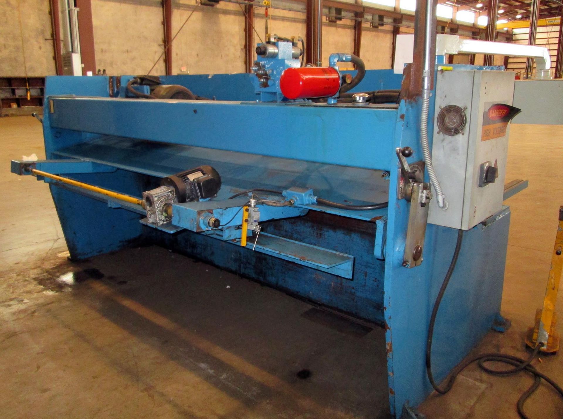 HYDRAULIC SHEAR, HYDRAPOWER 10' X 1/4", Mdl. SH-2010, 10â€™ x 1/4" cap. in mild steel, (25) full - Image 2 of 4