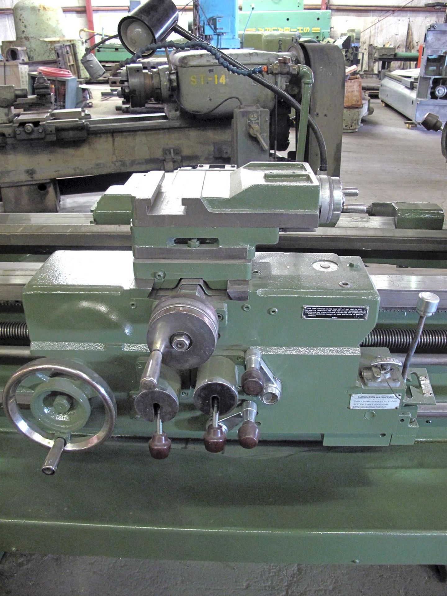 ENGINE LATHE, LODGE & SHIPLEY 20" X 54", Mdl. AVS-2013, 20.5" sw. over bed, 13.5" sw. over - Image 5 of 7