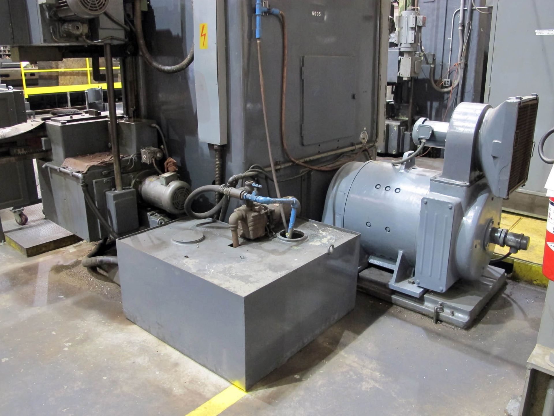 VERTICAL BORING MILL, SUMMIT 60", 57" table w/(4) boring mill jaws, 65" swing, 17,500 lb. load, - Image 7 of 7