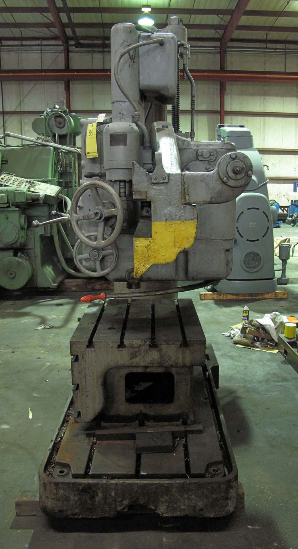 RADIAL DRILL, CARLTON 5' X 13", drills to center of 120" circle, No. 5 Morse spdl. taper, 3-3/16" - Image 2 of 7