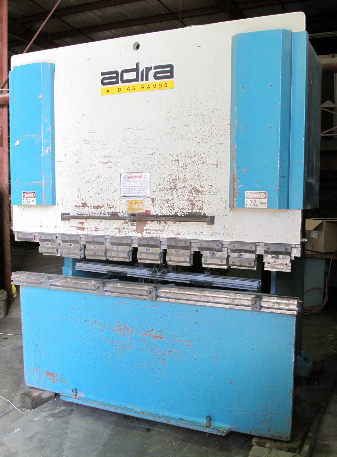 CNC HYDRAULIC PRESSBRAKE, ADIRA 55 T. CAP., Mdl. QHD-5020, 4"stroke, 61"dist. btn. housings, 79”L. - Image 3 of 8