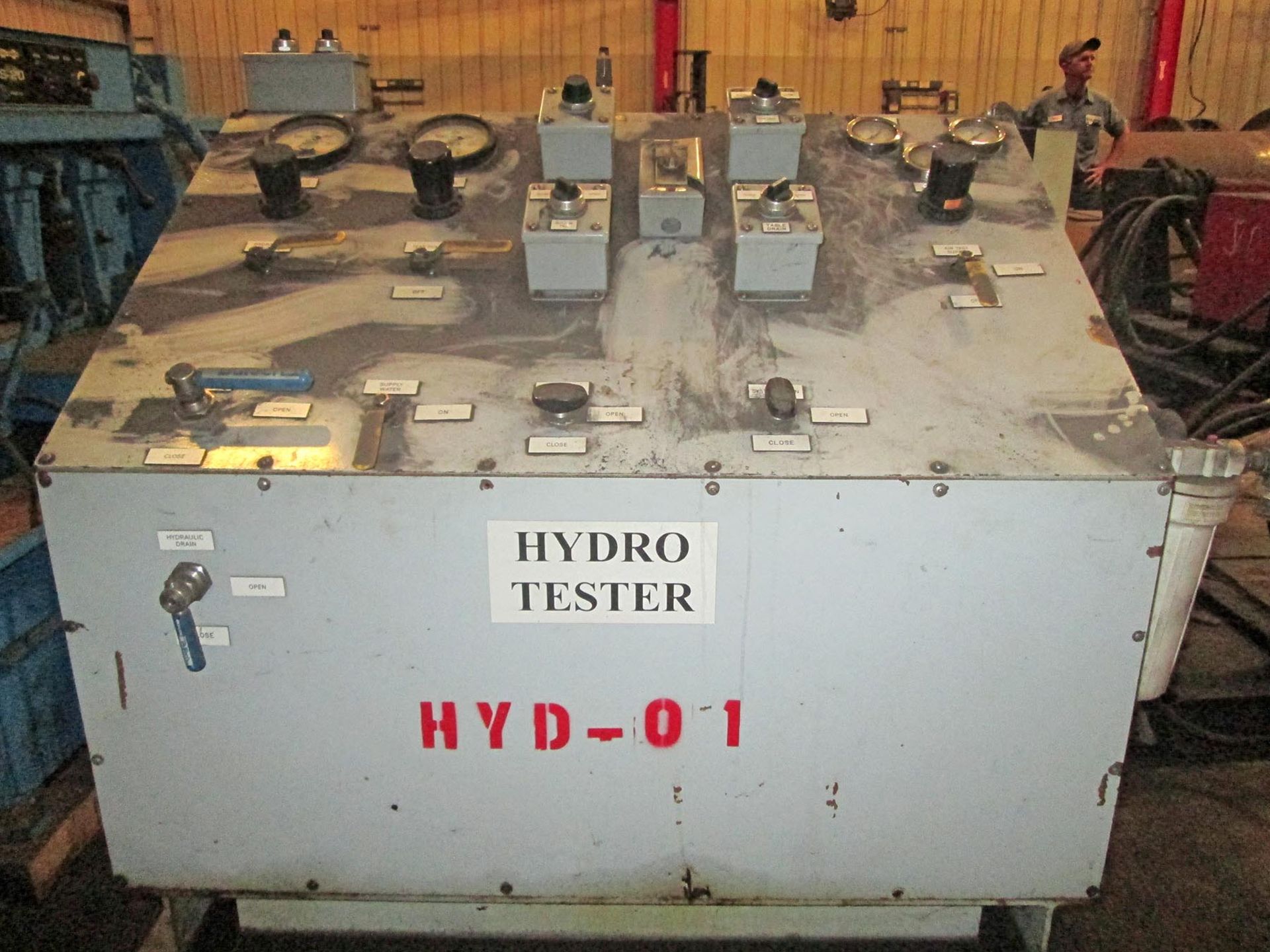 ROLL FRAME PRESS, DUNN'S HYDROTESTER MDL. RF117, S/N N.A. - Image 4 of 5