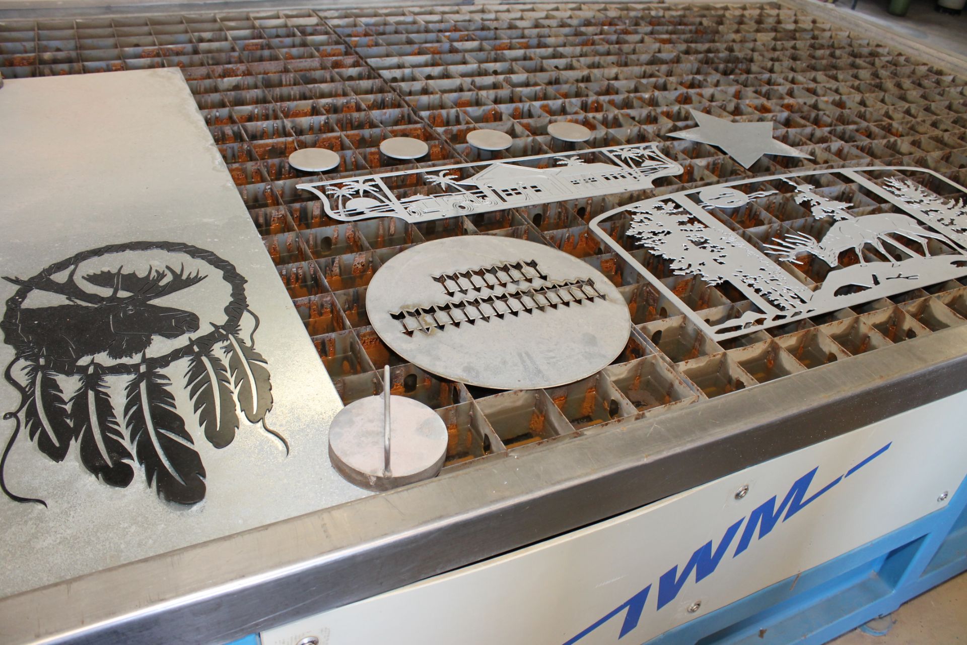 CNC WATERJET CUTTING MACHINE, I.W.M. 6’ X 13’ CUTTING CAP., new 2012, Mdl. WC4WA4020UB, 8’ x 14’ - Image 7 of 7