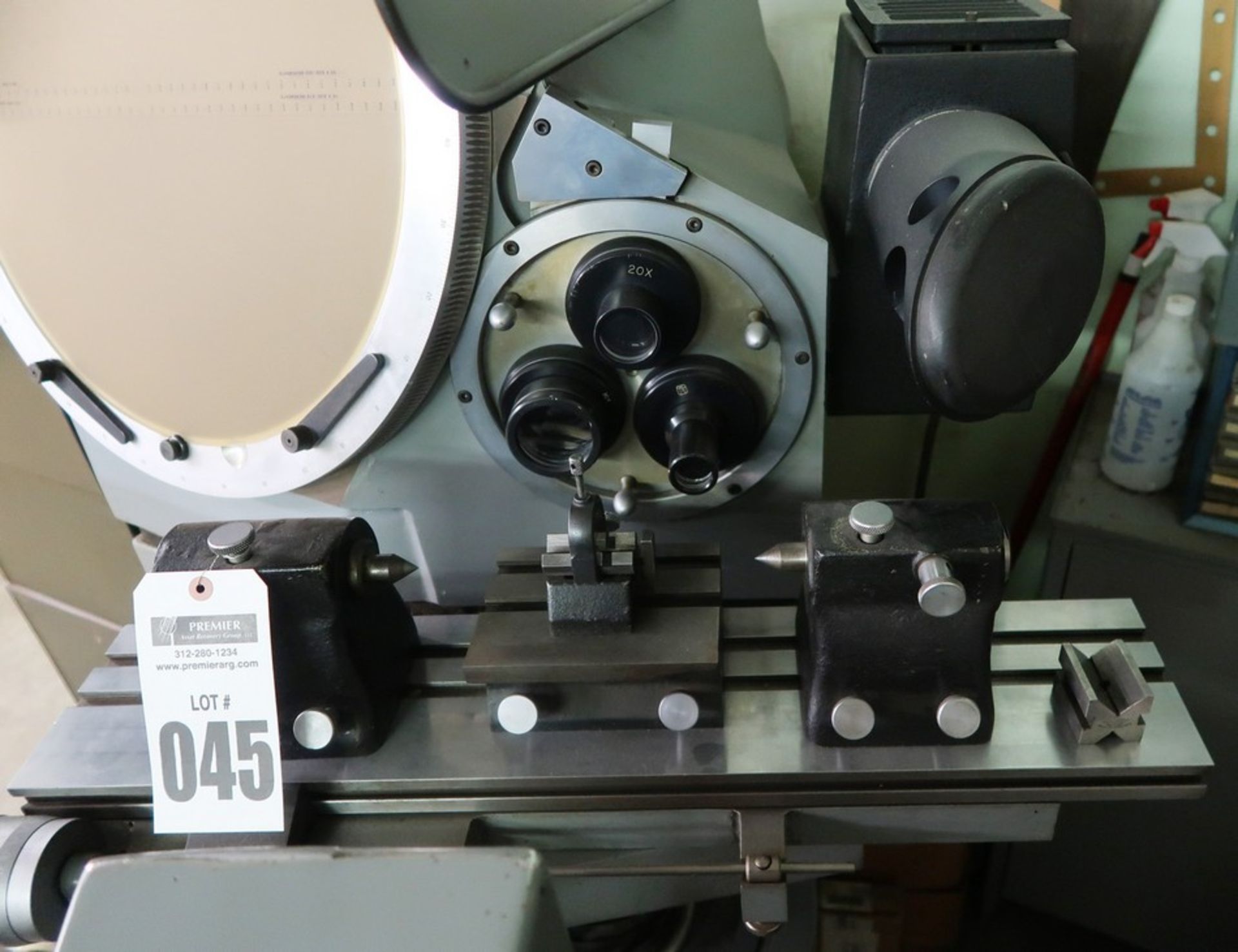 Jones And Lamson Classic 20 Optical Comparator, S/N E-55016 - Image 2 of 4