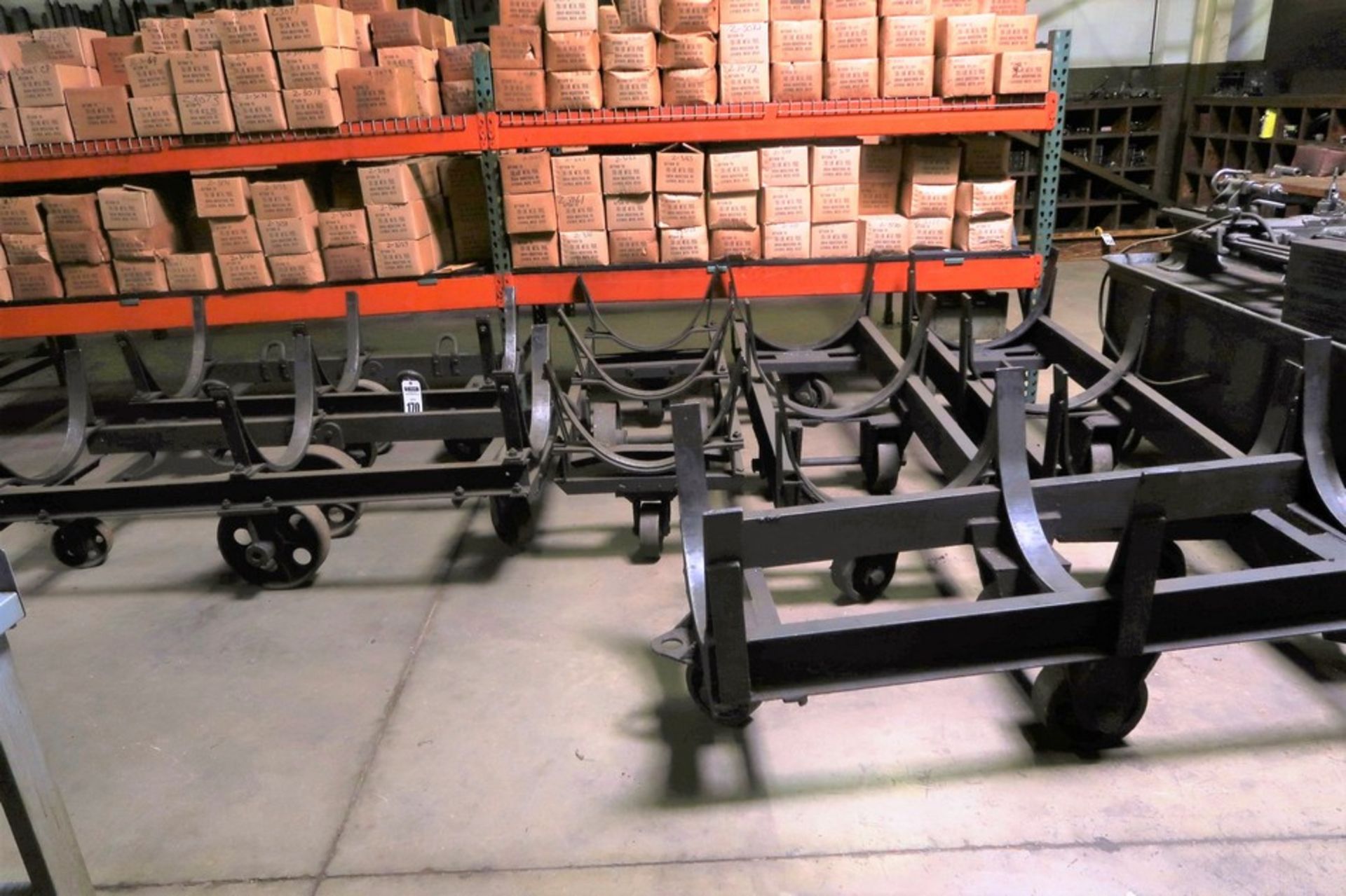 (6) Rolling Bar Stock Carts