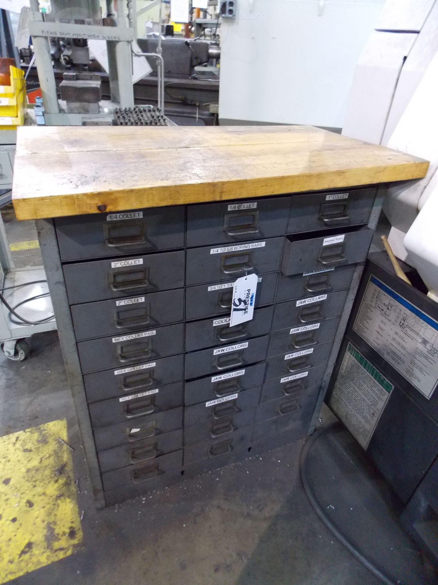 Lot: 27 Drawer Tooling Cabinet with Contents