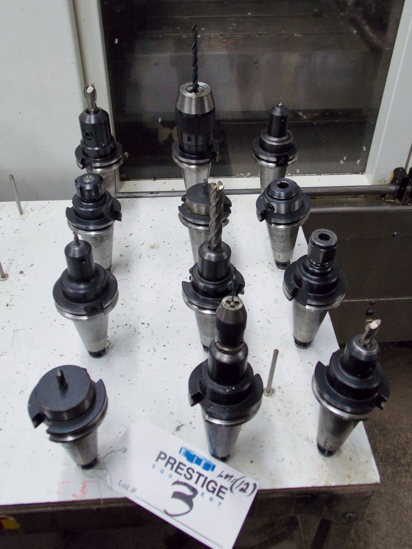 (12) 40 Taper Tool Holders