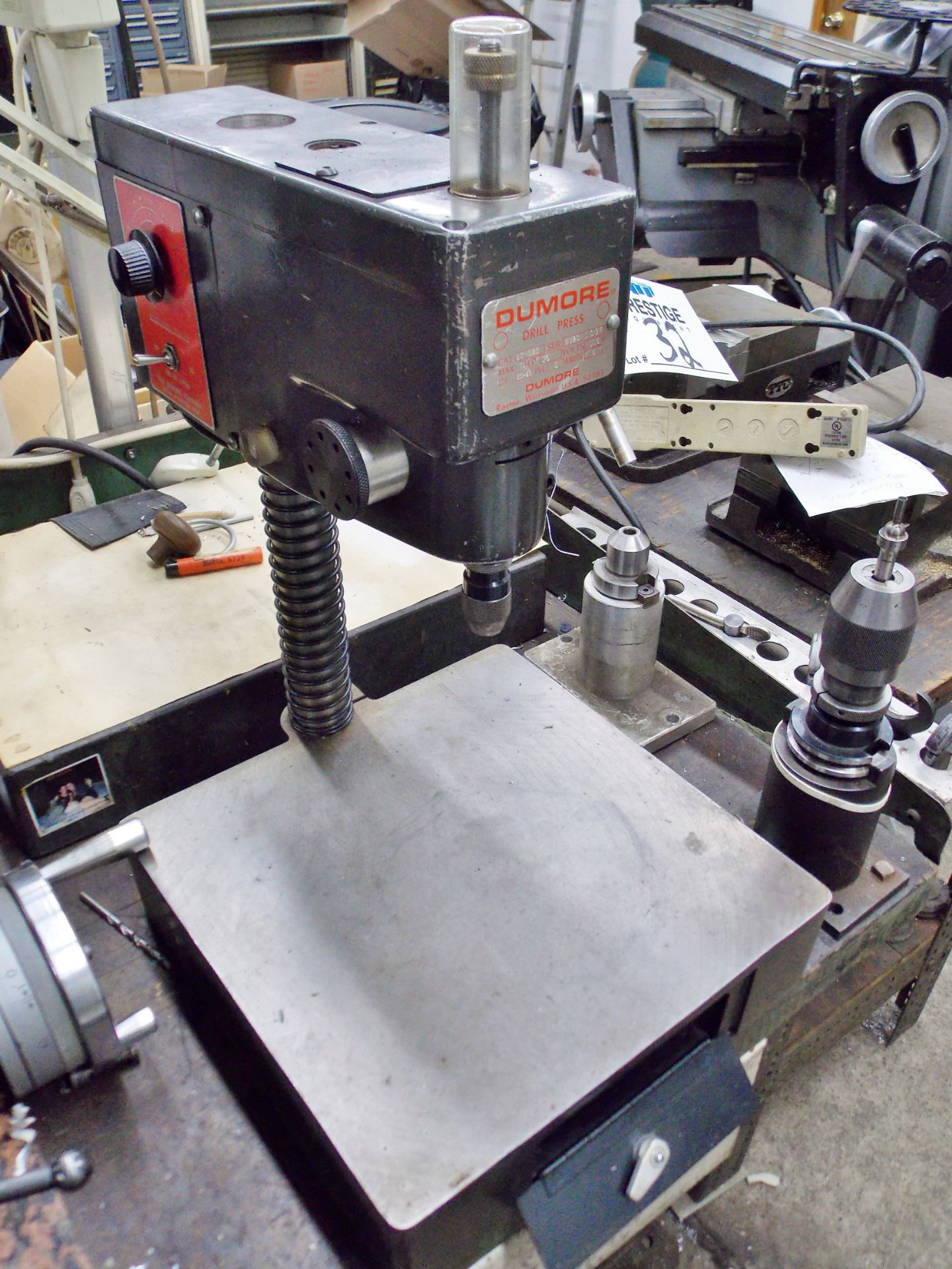 DUMORE 37-021 12" Bench Drill Press - Image 2 of 2
