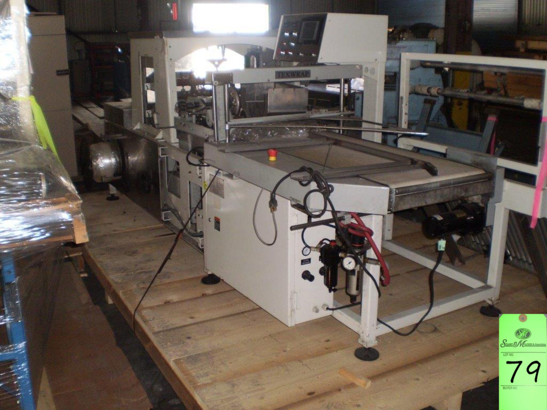 Text model 2201SS Shrink Wrap Machine; Ser#s1044 Complete System 115V 24V Controller C&C w/HMI