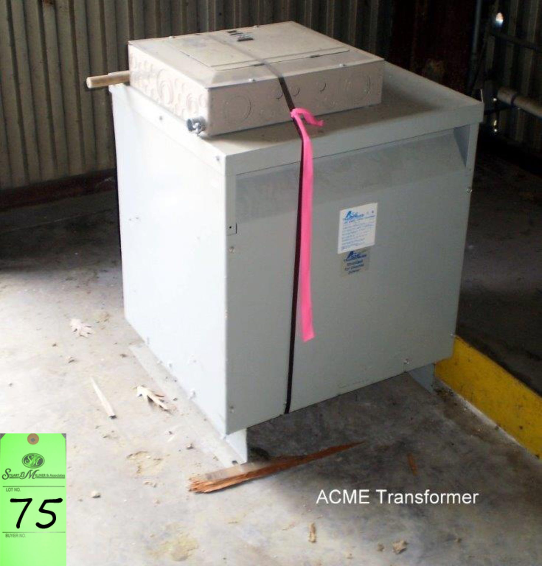 ACME 30 KVA Transformer ;New w/Fuse Box 30KVA 480VPrimary 240/120 Secondary. LOCATED IN DANVILLE VA.