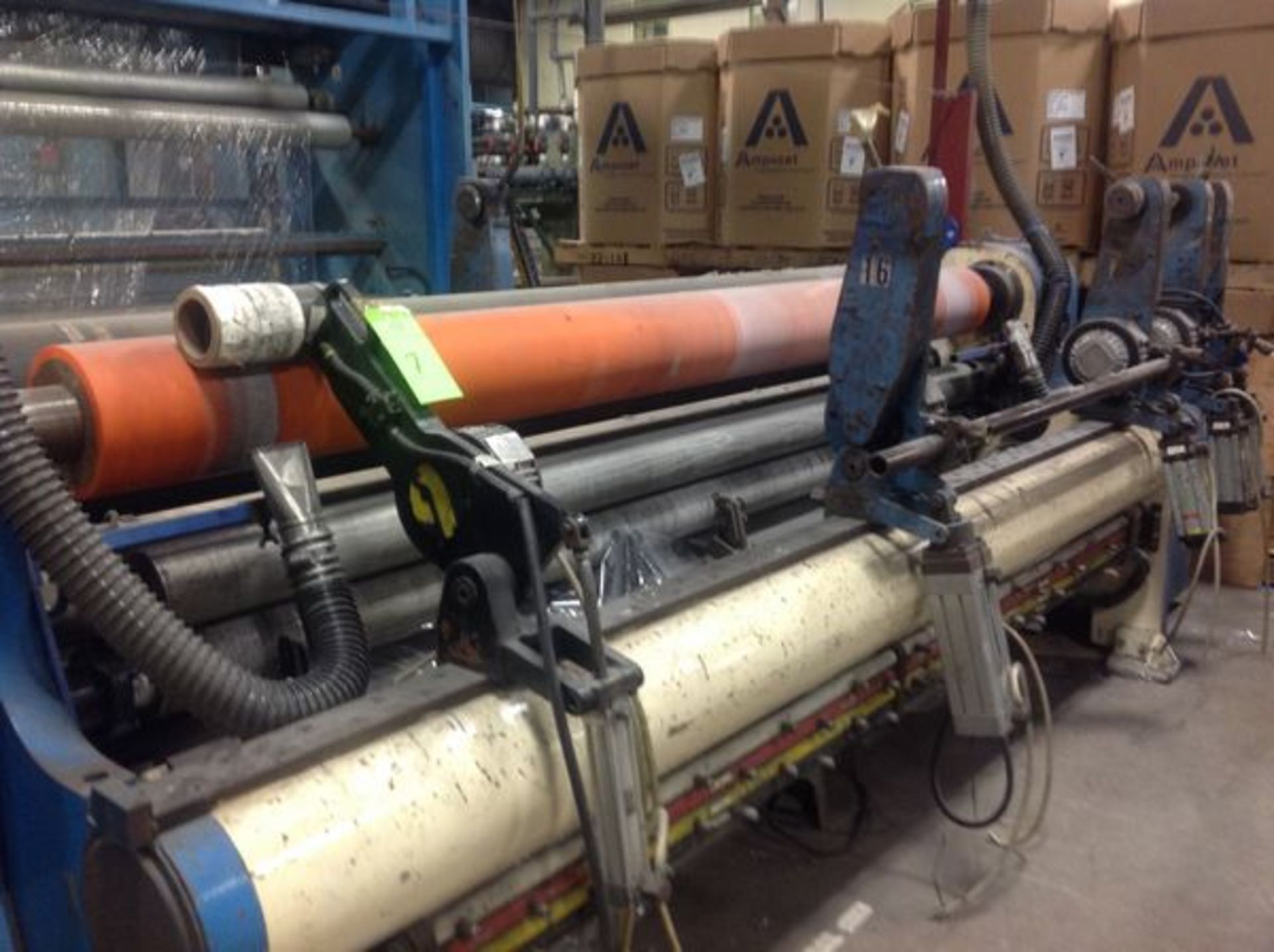 Atlas WINDER mod CSE 620 ser 85014; Line speed 1000ft/min, 2 winding rolls, (this one is unload with