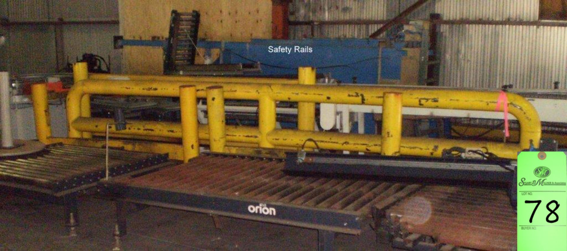 Custom Made Safety Rails; 1-17" w/Base Flange for Bolting 2- 78" w/Base Flange for Bolting 1-10' w/ - Image 2 of 2