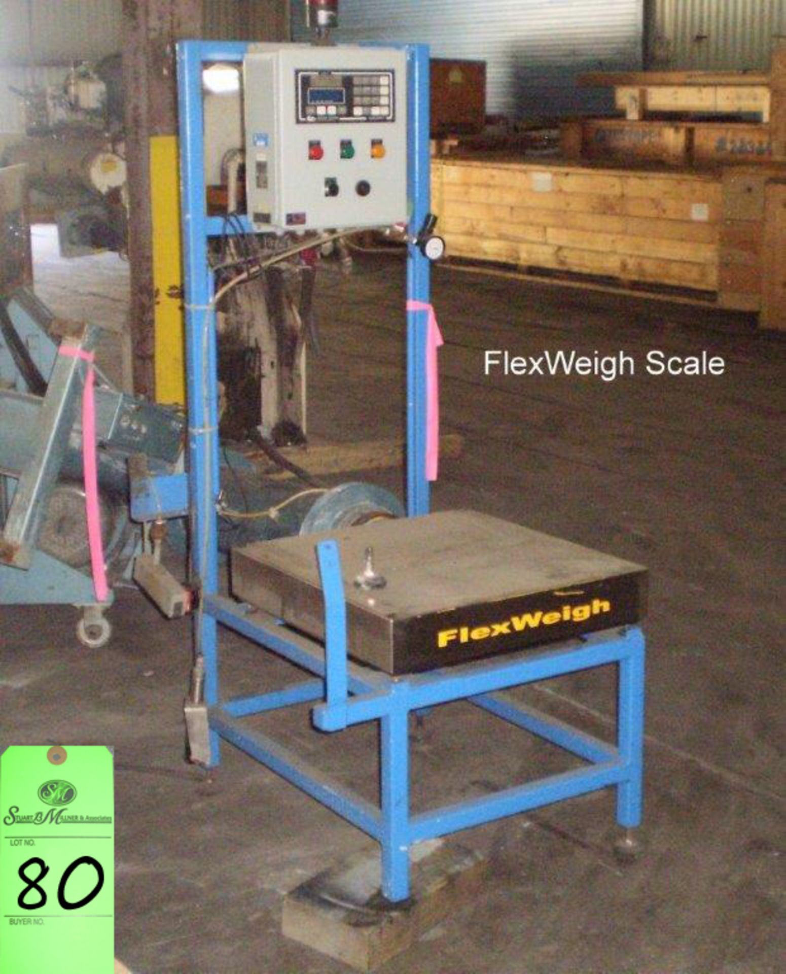 Flexweigh Electronic Scale; Ser#SPEC145746 Flexweigh Controller Capacity 100X.1LB 29"WX65"HX36"D.