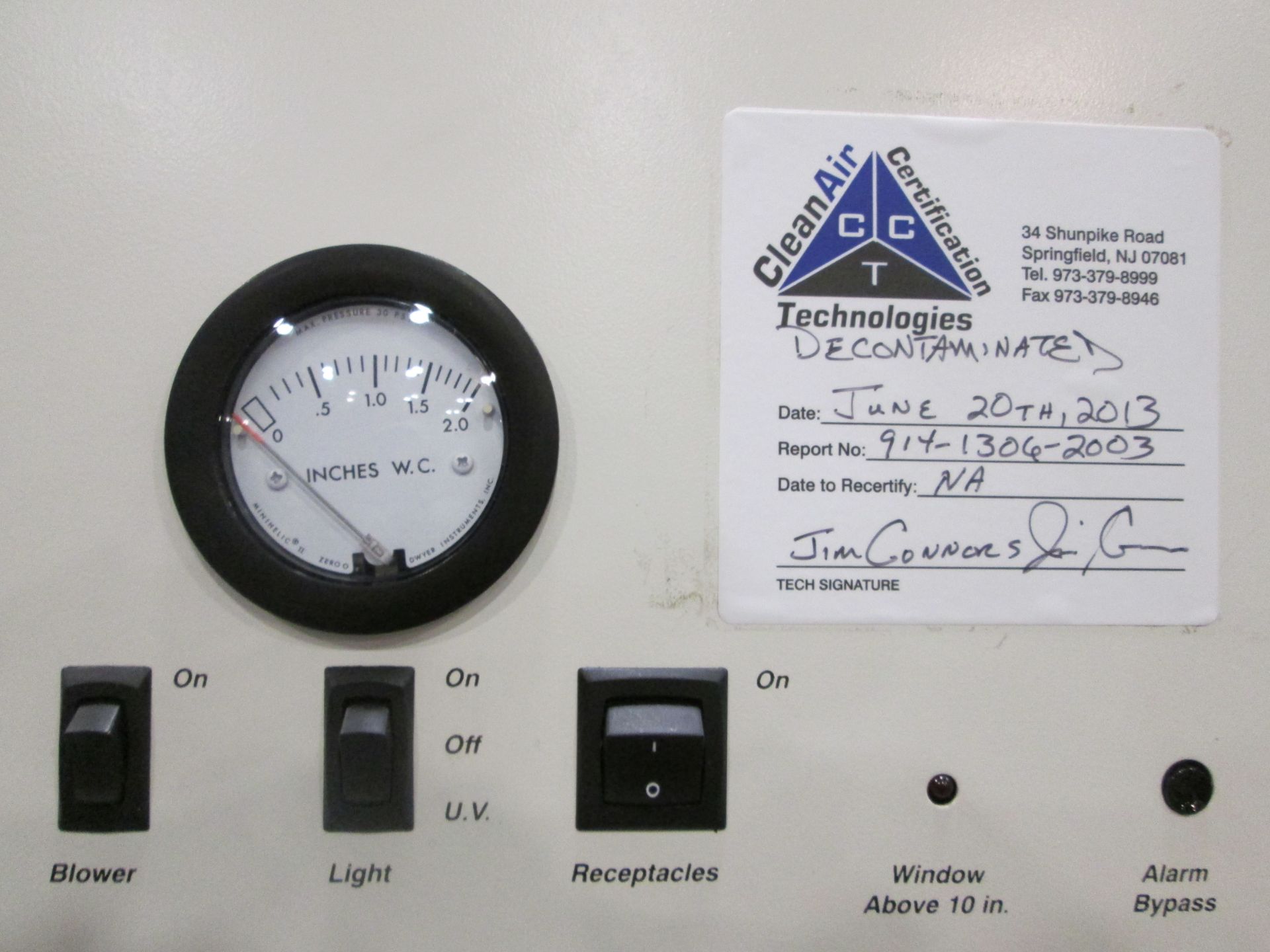 Thermo Electron 6ft. Class 2, A2 Biological Safety Cabinet - Image 2 of 3