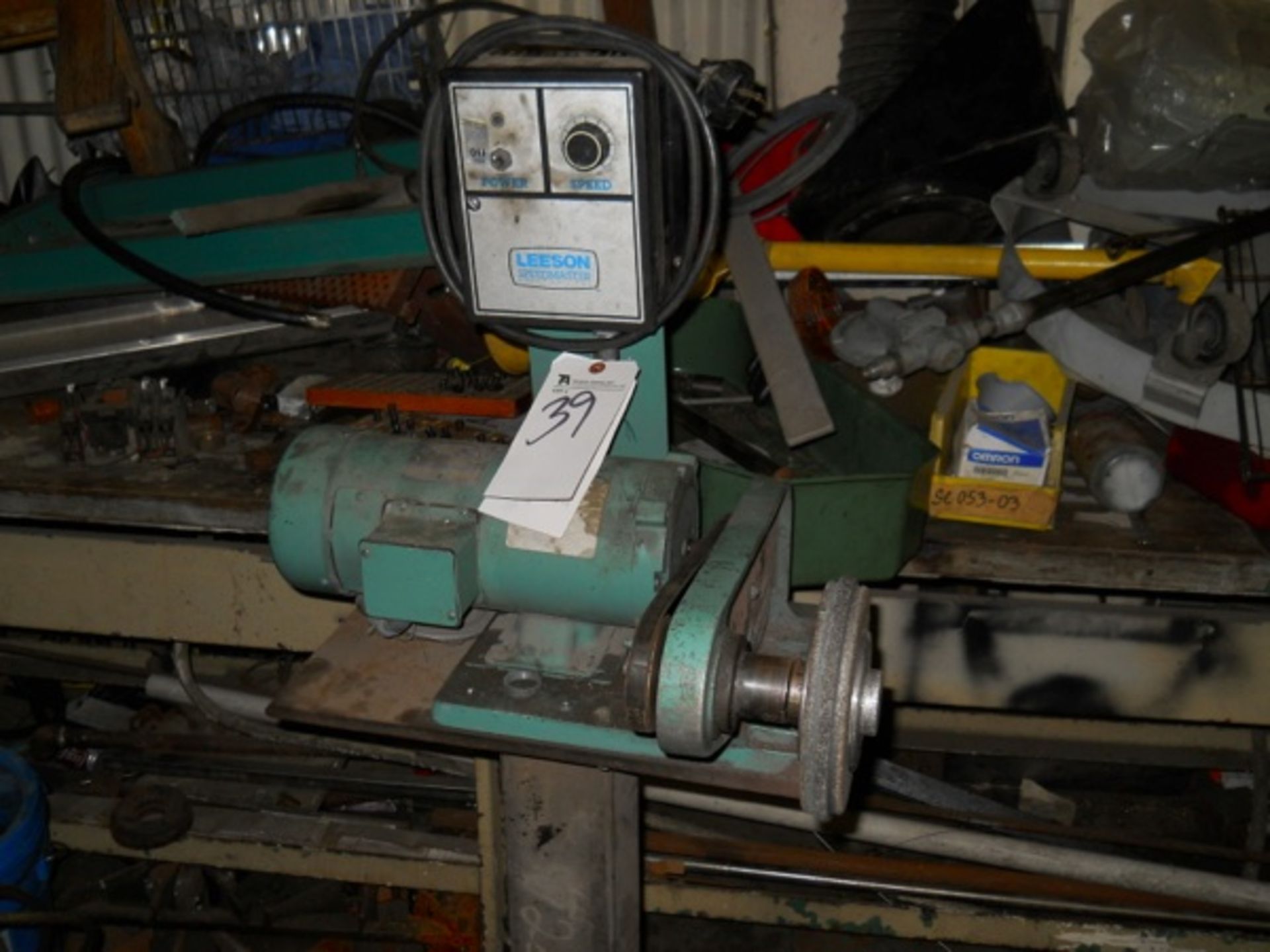 Leeson 1.5hp Single Spindle Grinder (Located at 132nd. St)