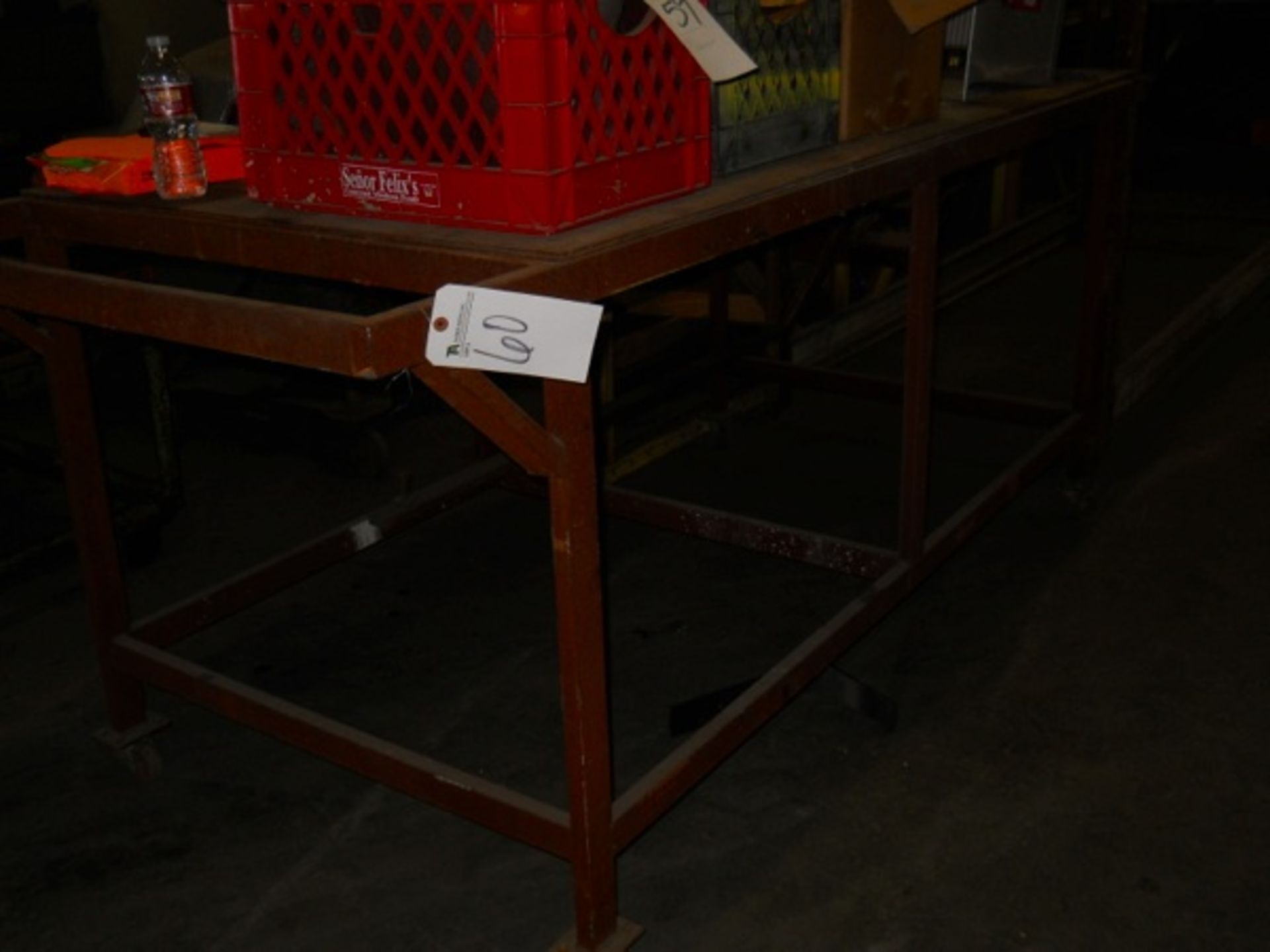 4'x'8' Steel Frame Portable Table (Located at 132nd. St)