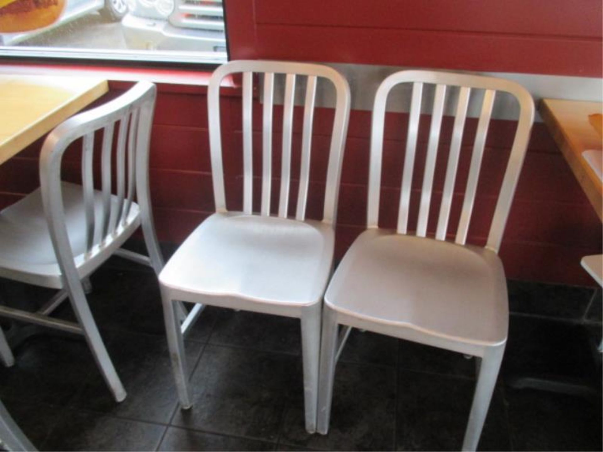 (10) Aluminum Dining Chairs