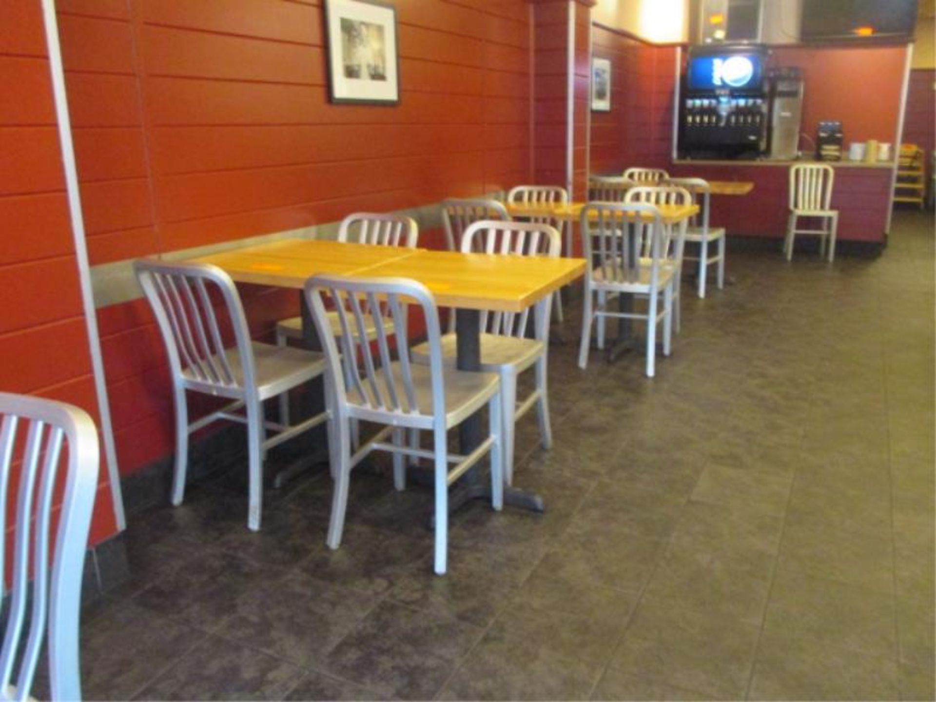 (16) Aluminum Dining Chairs - Image 2 of 2